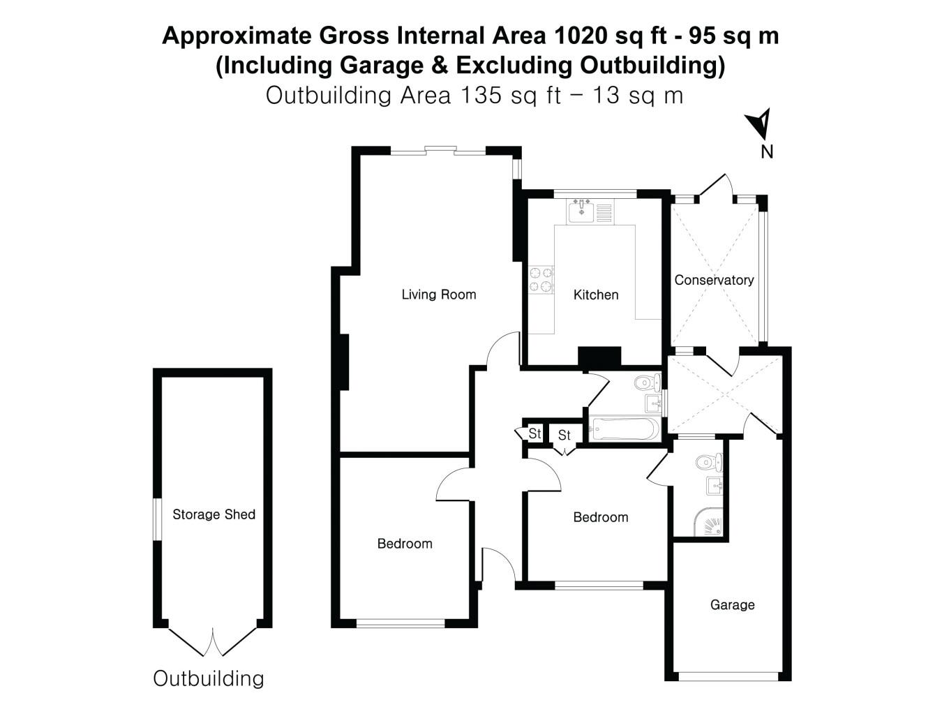 49, Cannons Close, Bishop's Stortford floorplan