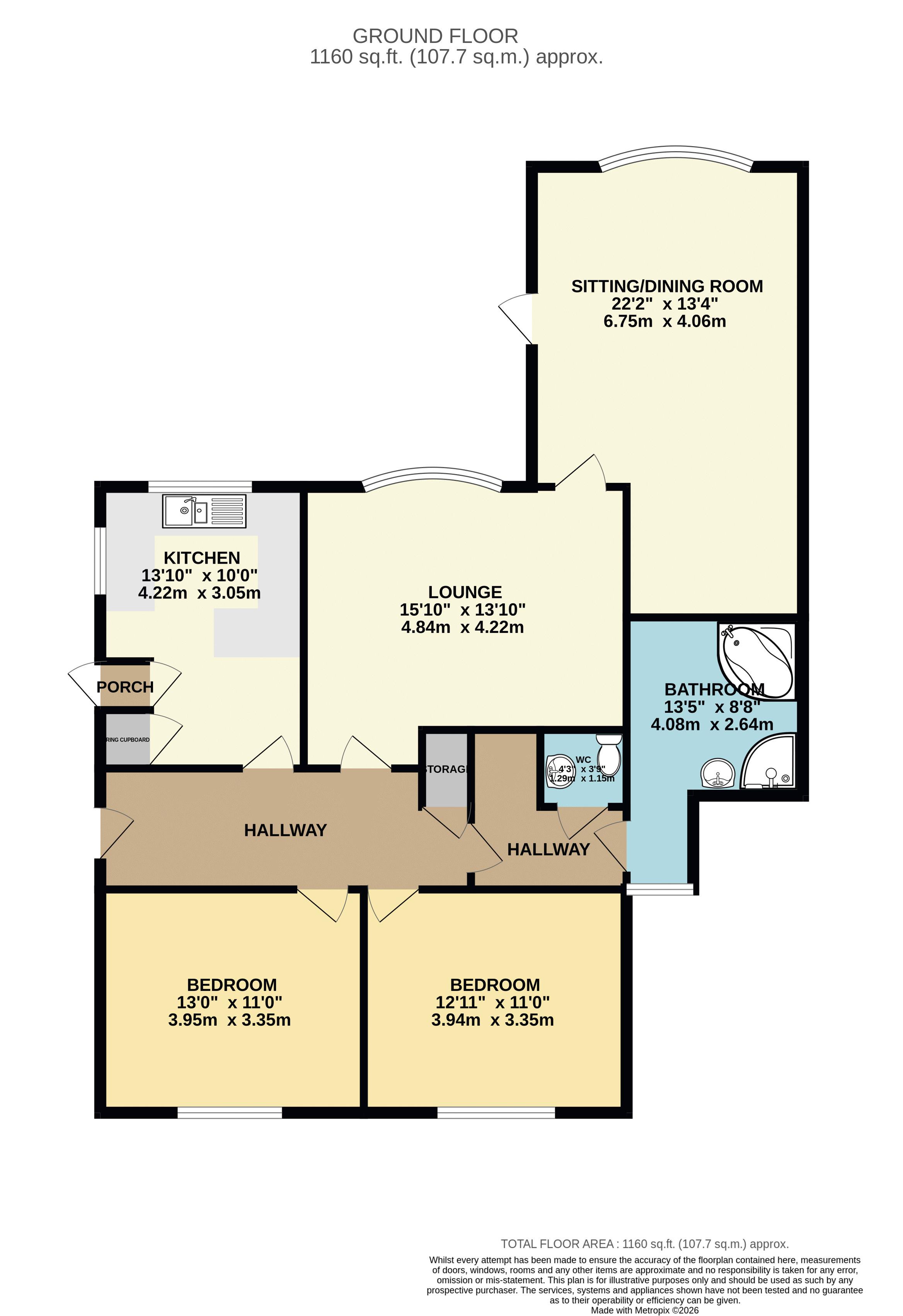 38, Stallingborough Road, Healing floorplan