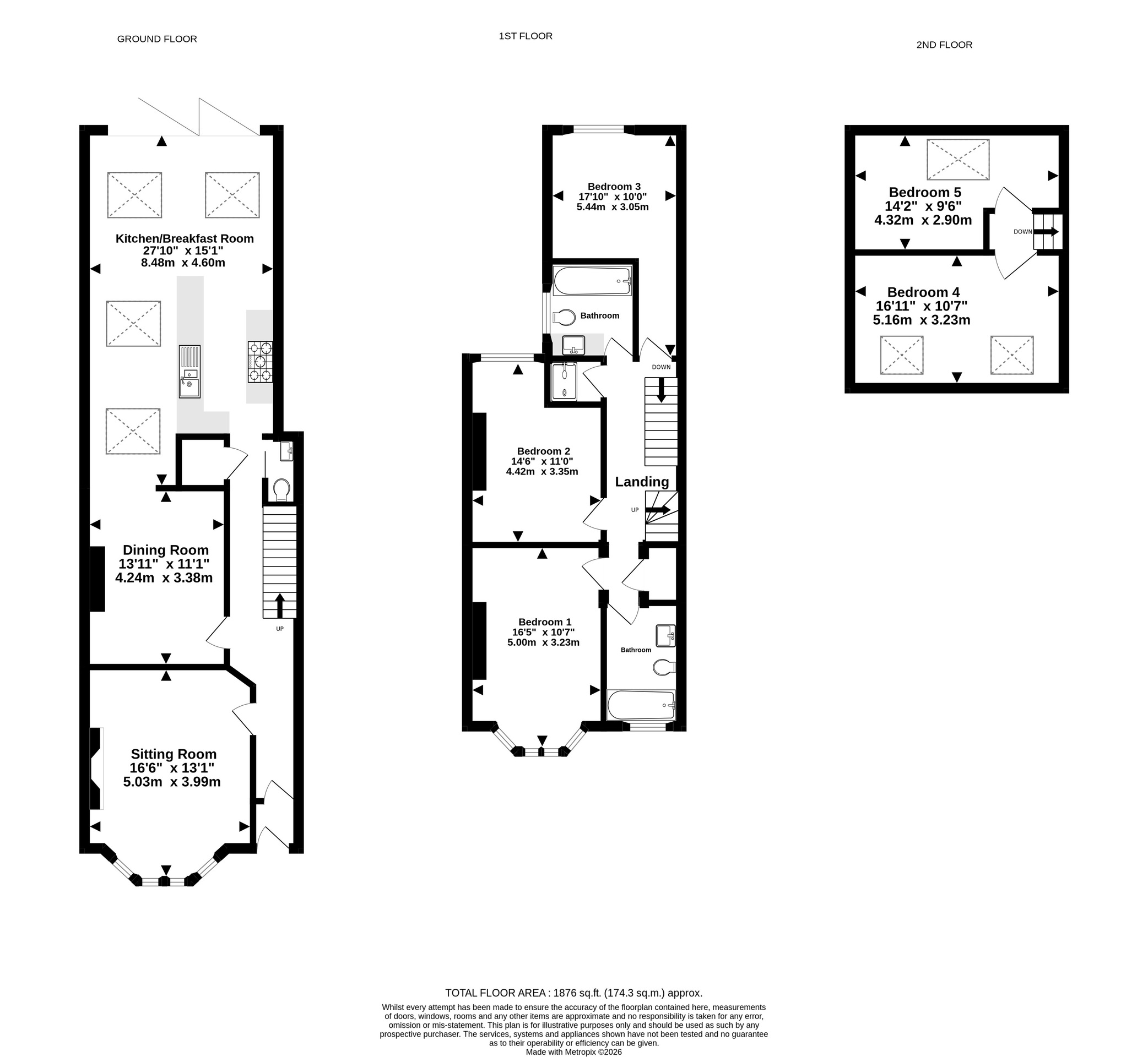 17 Hurlingham Road, Bristol floorplan