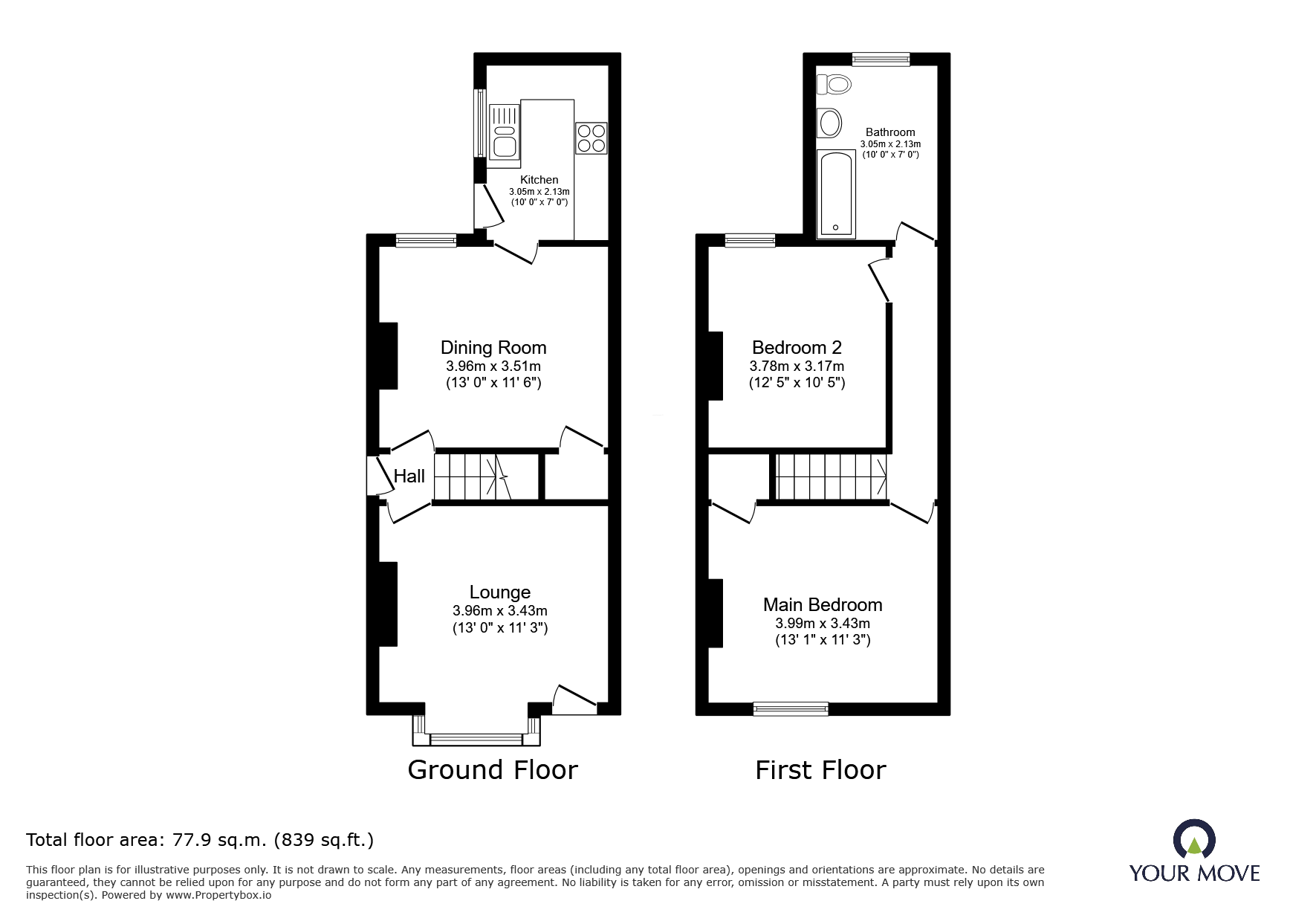 5, South Oak Street, Staffordshire floorplan