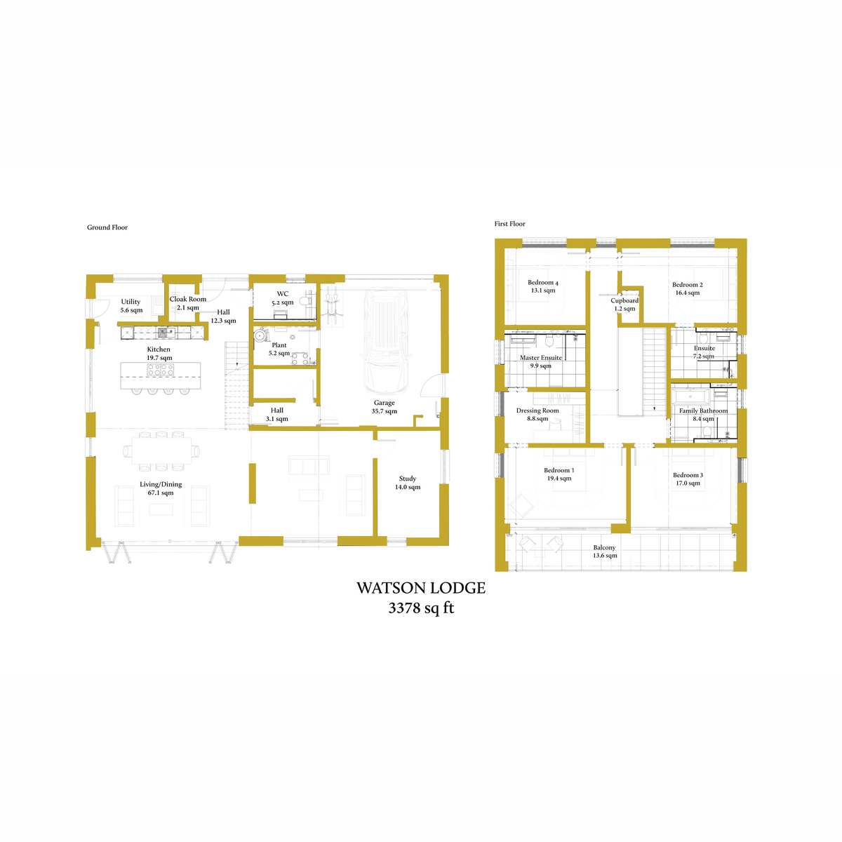 Flat Watson Lodge, Courtlands Park, Park Road, Surrey floorplan