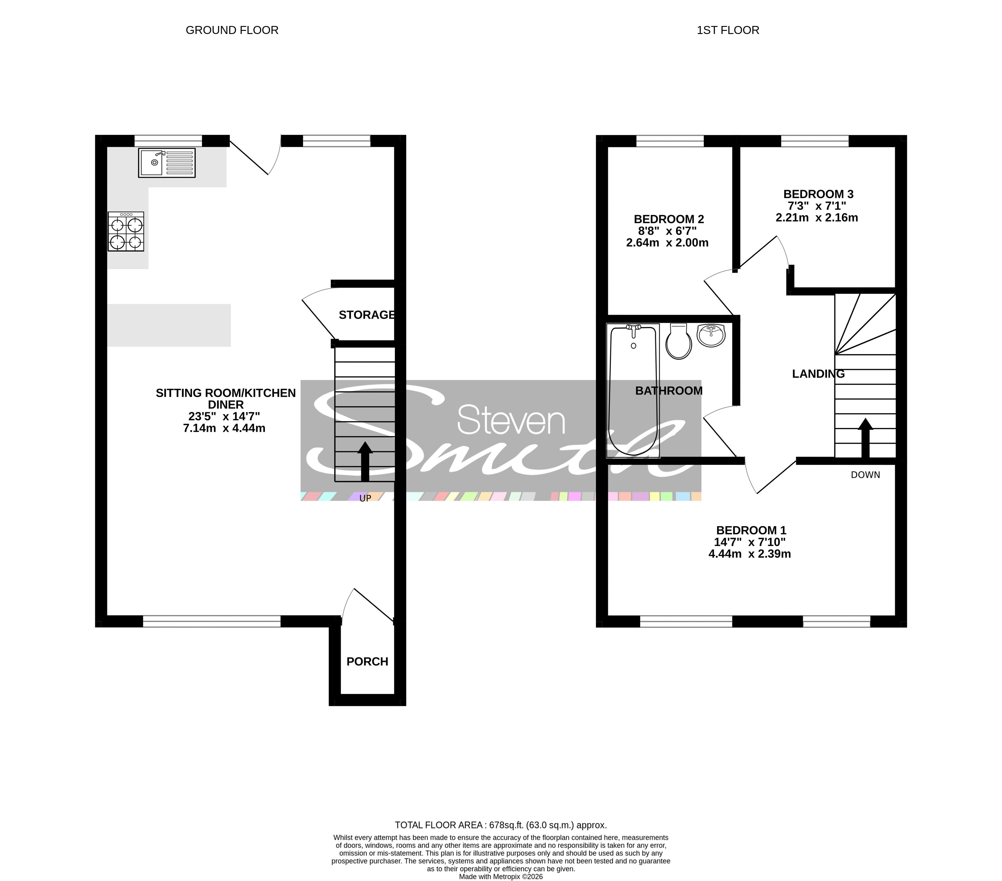 14, Fosseway, Clevedon floorplan