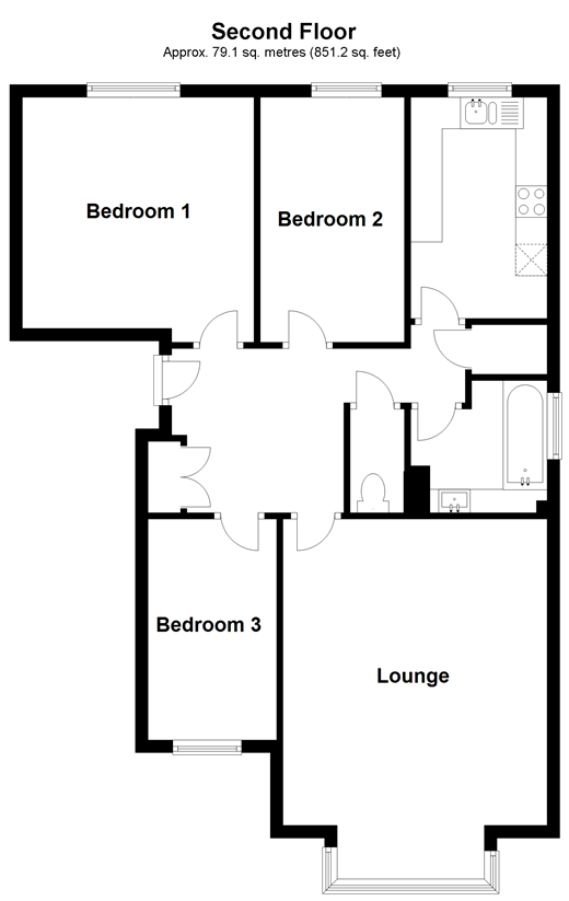 3 Bedrooms Flat for sale in Woodlands Avenue, Rustington, West Sussex BN16