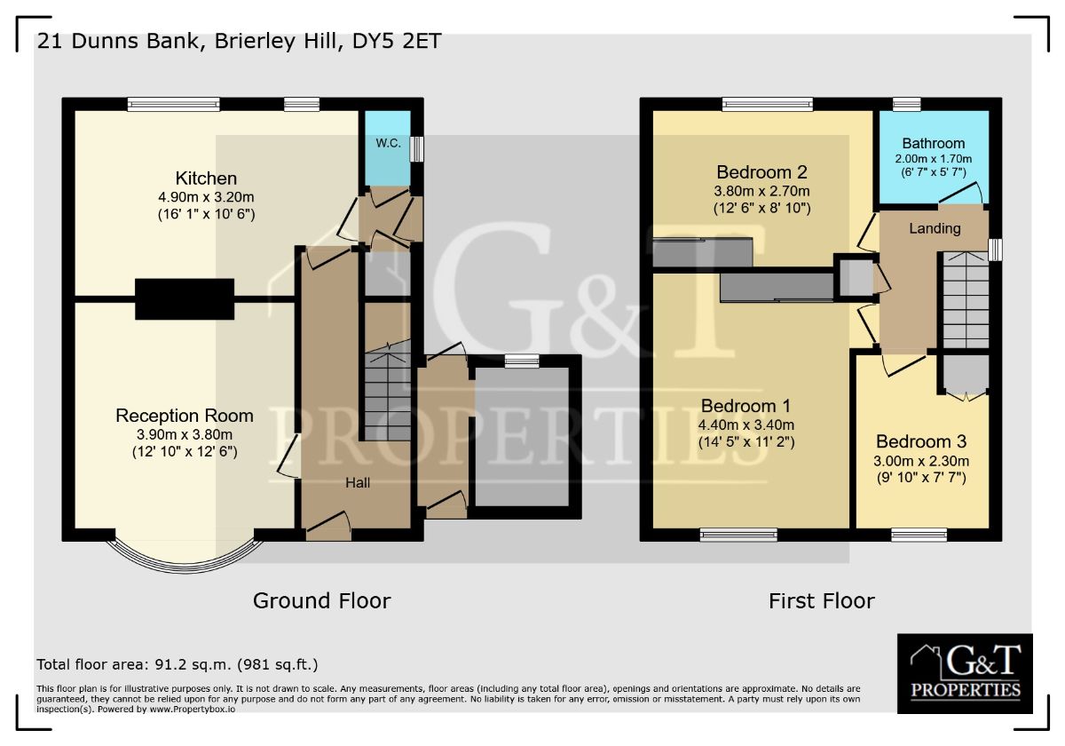 21 Dunns Bank, Brierley Hill floorplan