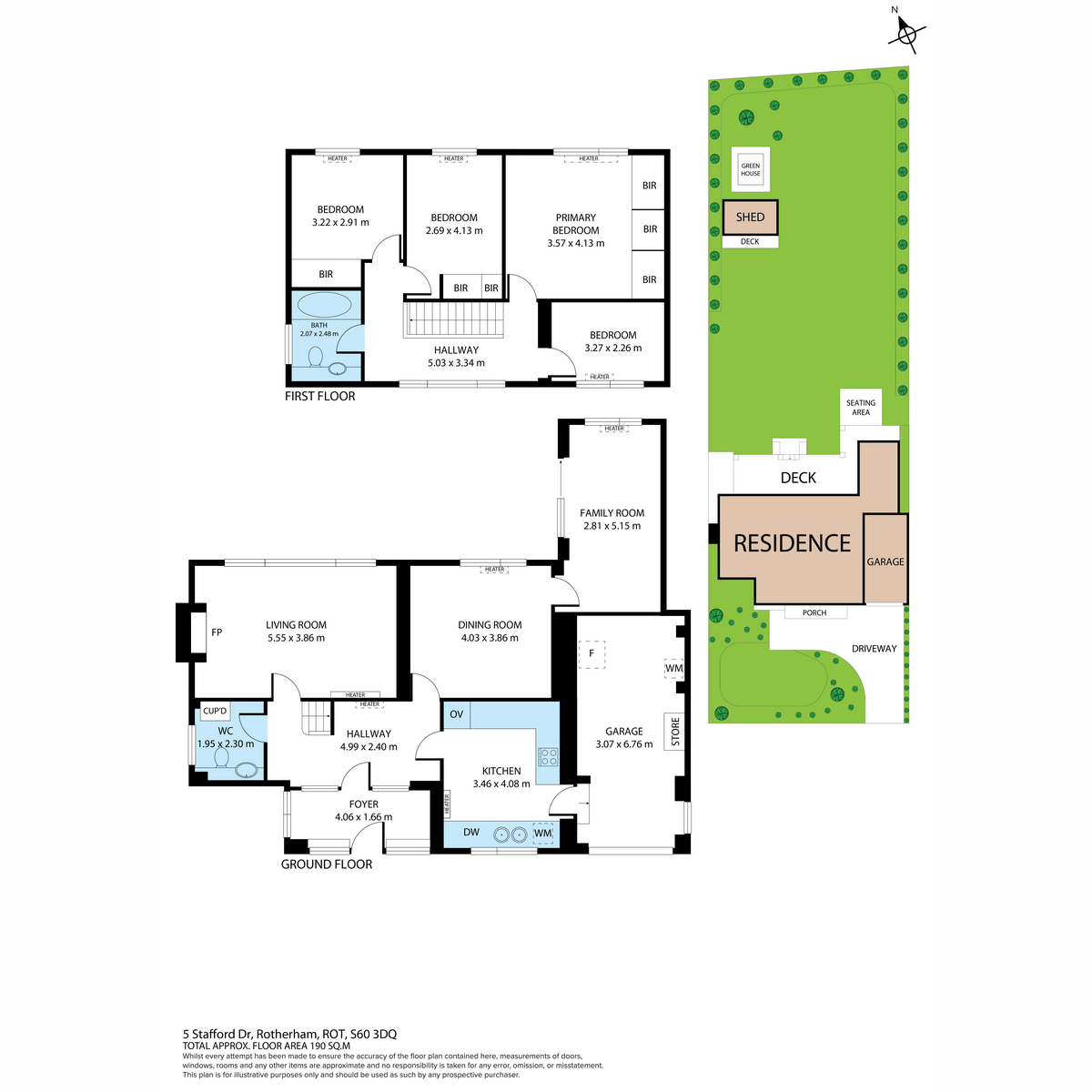 5, Stafford Drive, Rotherham floorplan