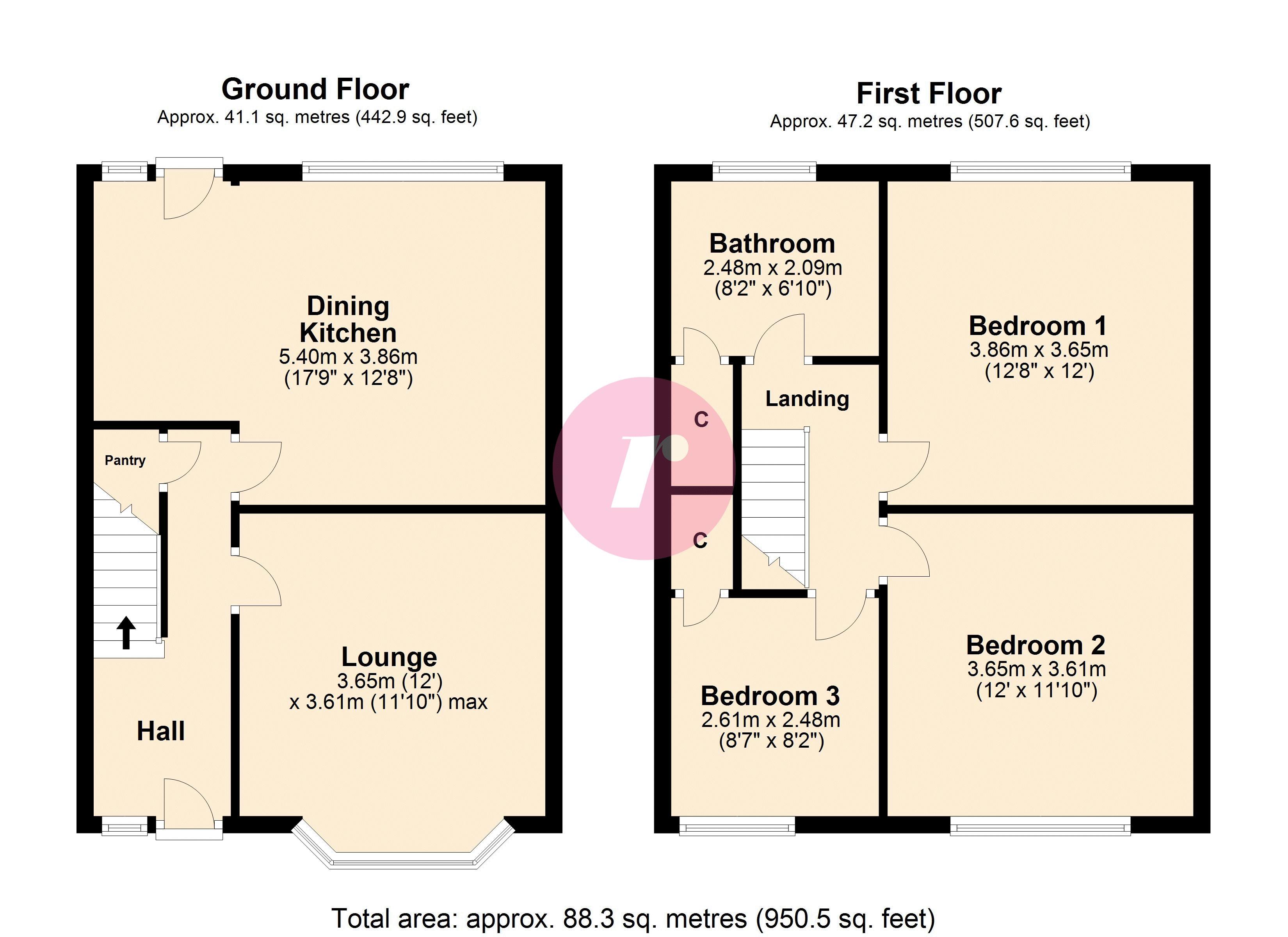 28, Halifax Road, Littleborough floorplan
