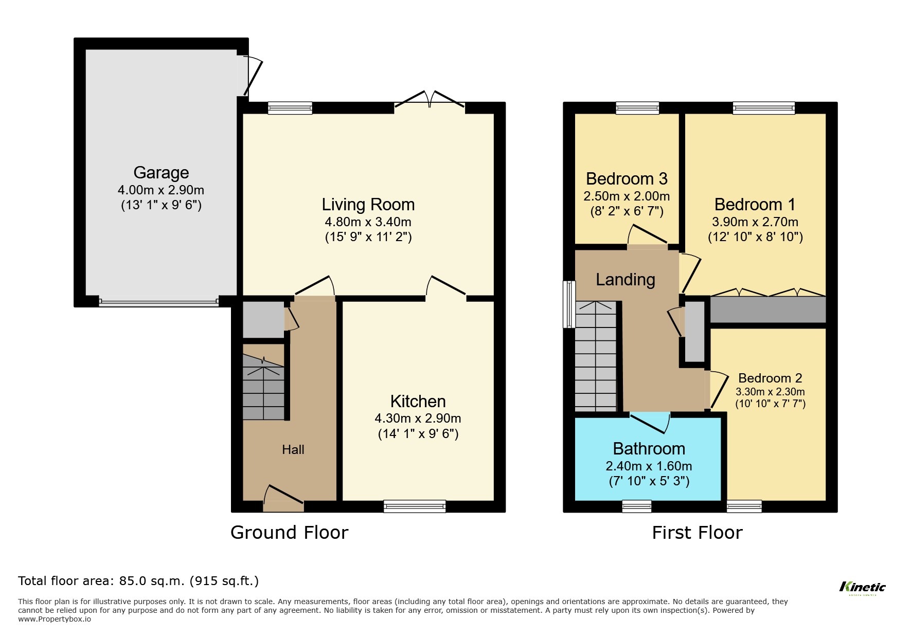 9, Maple Drive, Lincoln floorplan
