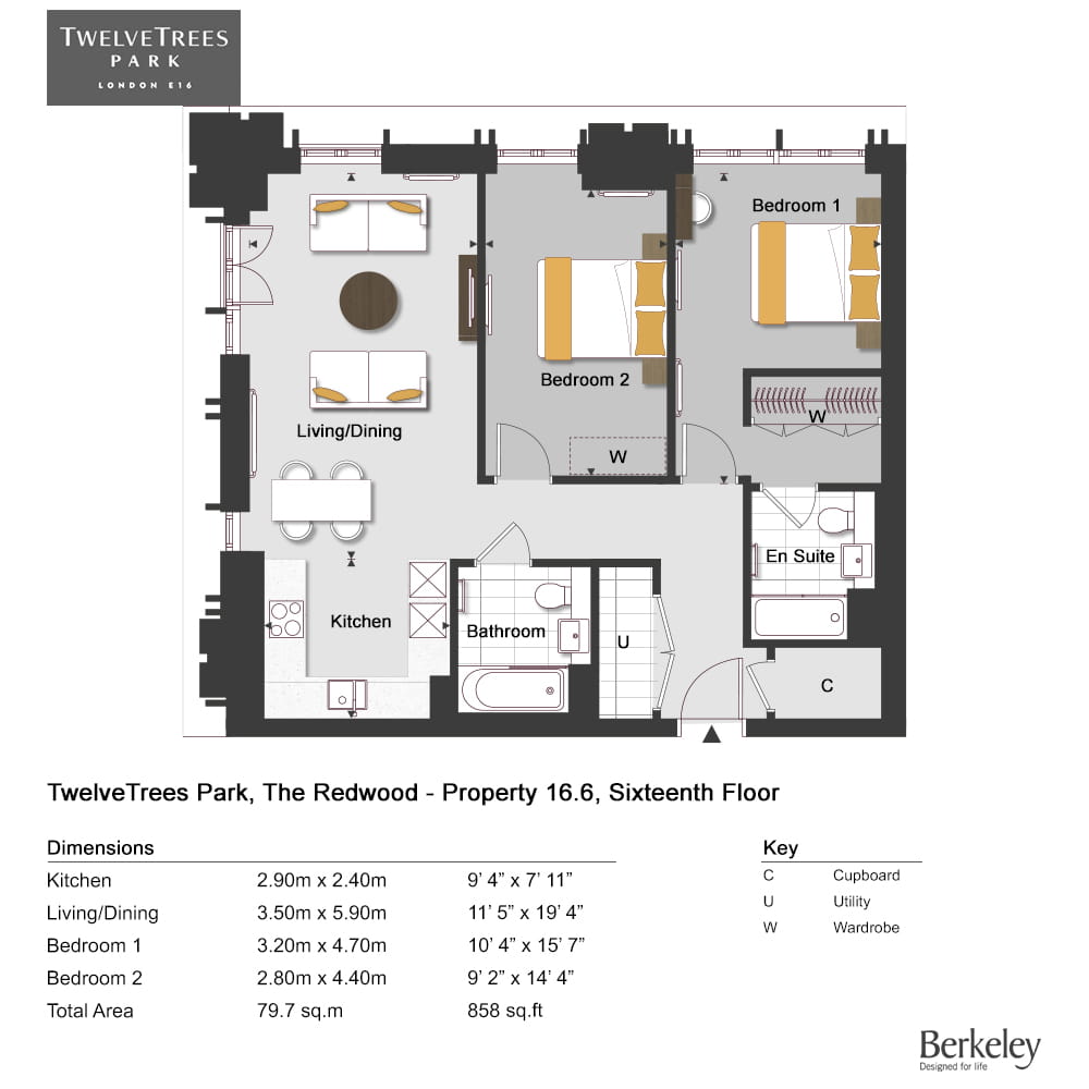 West Ham, E16 4Da, West Ham floorplan