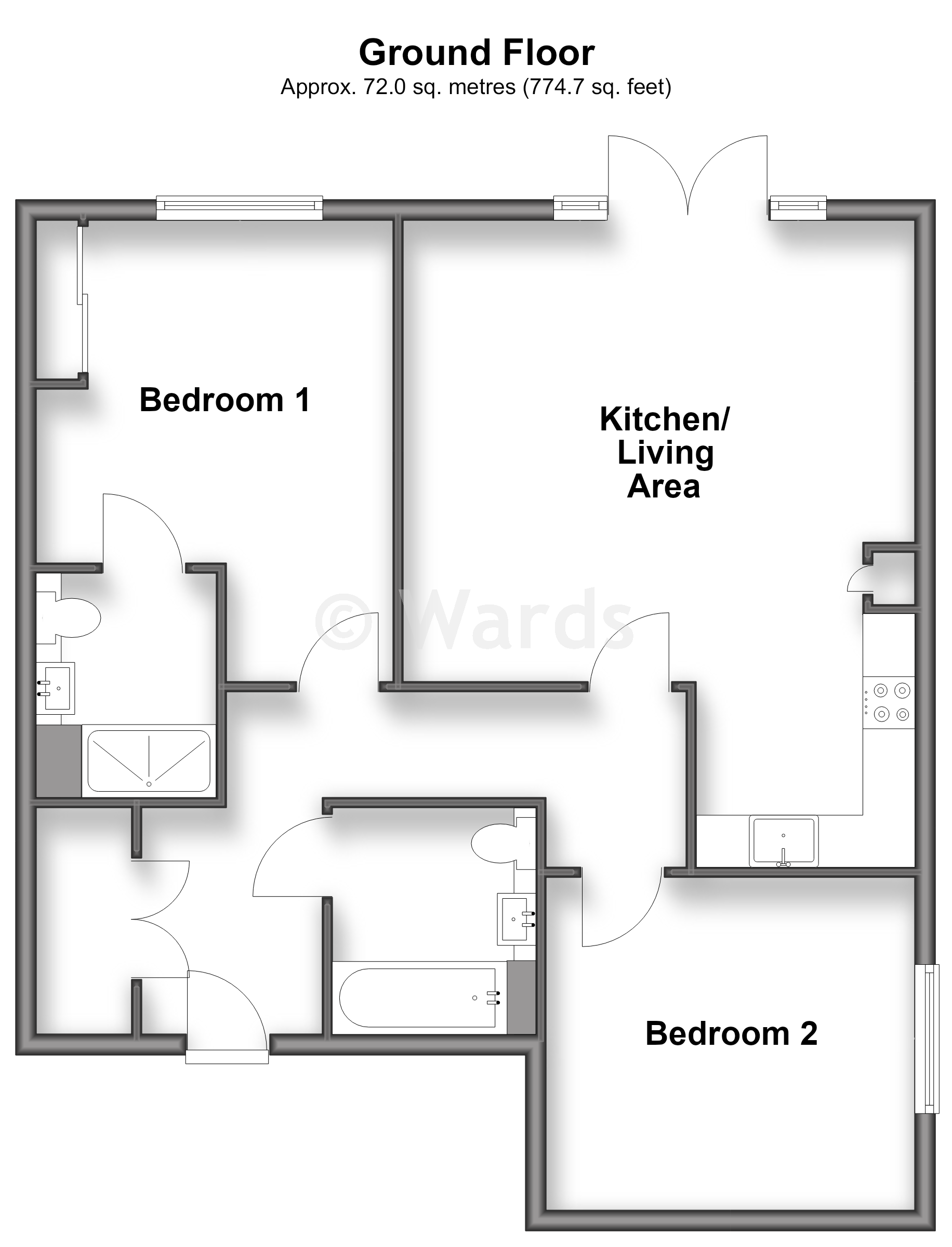 2, Glenway Road, Rochester floorplan