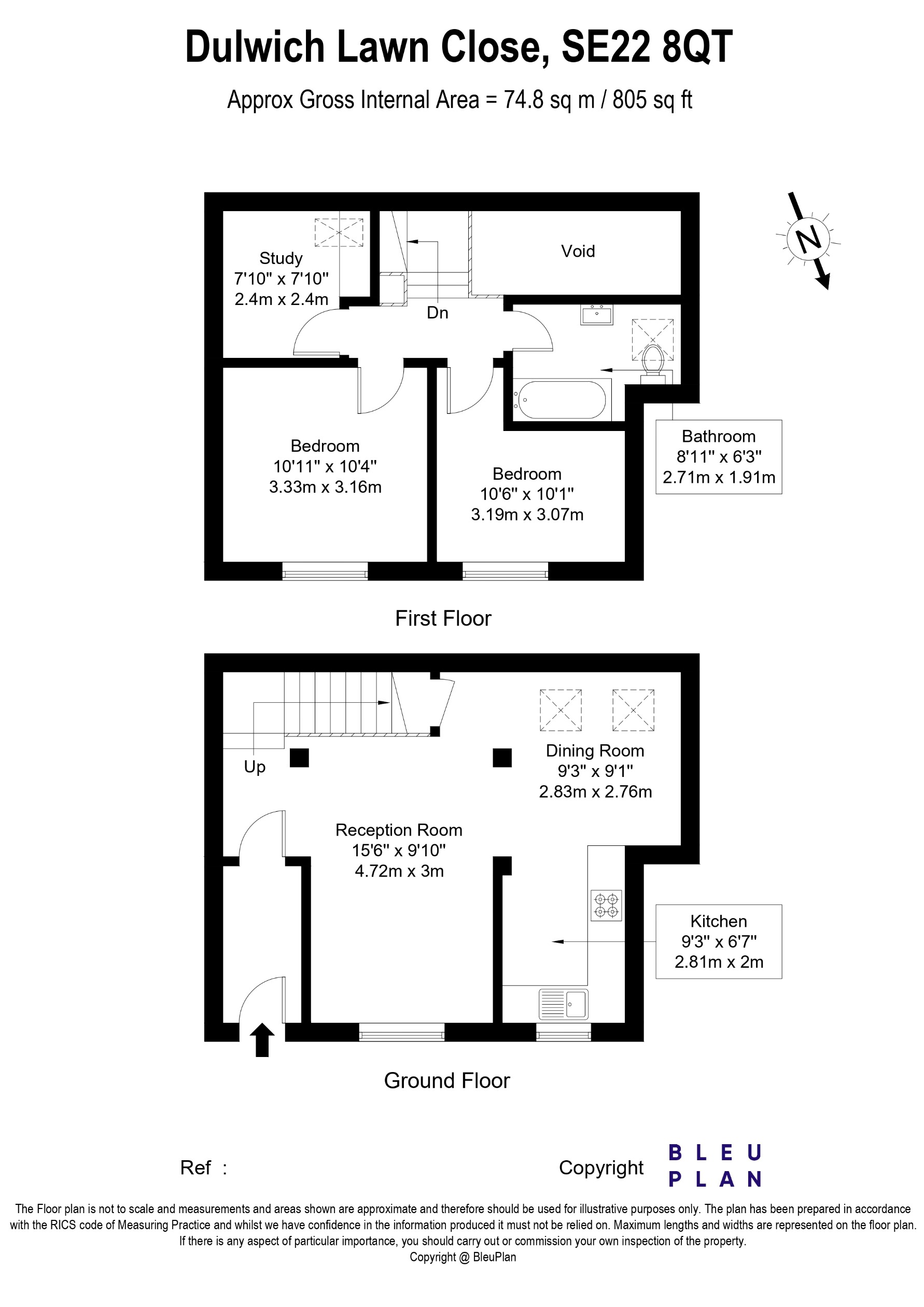 Dulwich Lawn Close, London floorplan