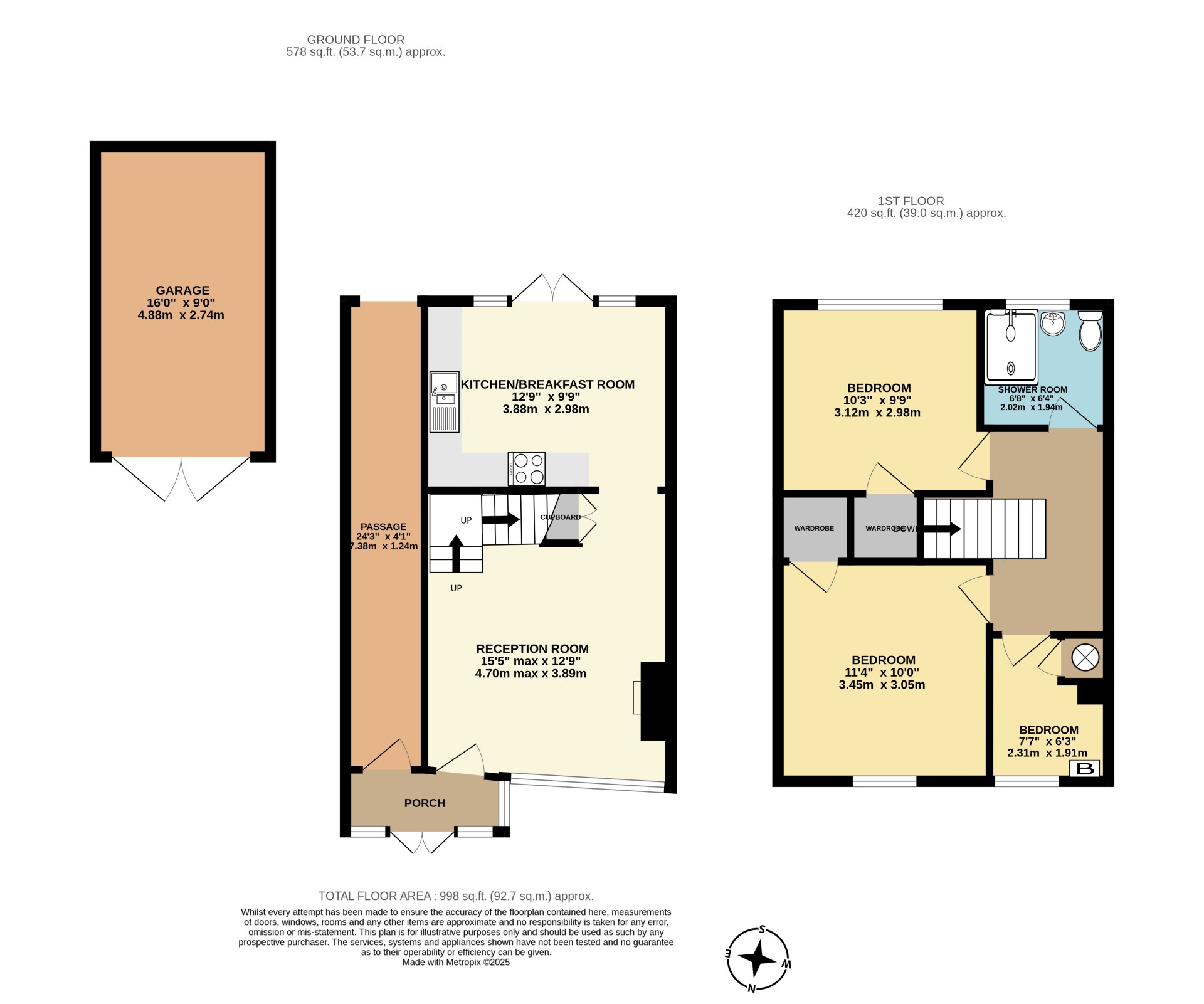 Feltham Road, Ashford, TW15 floorplan
