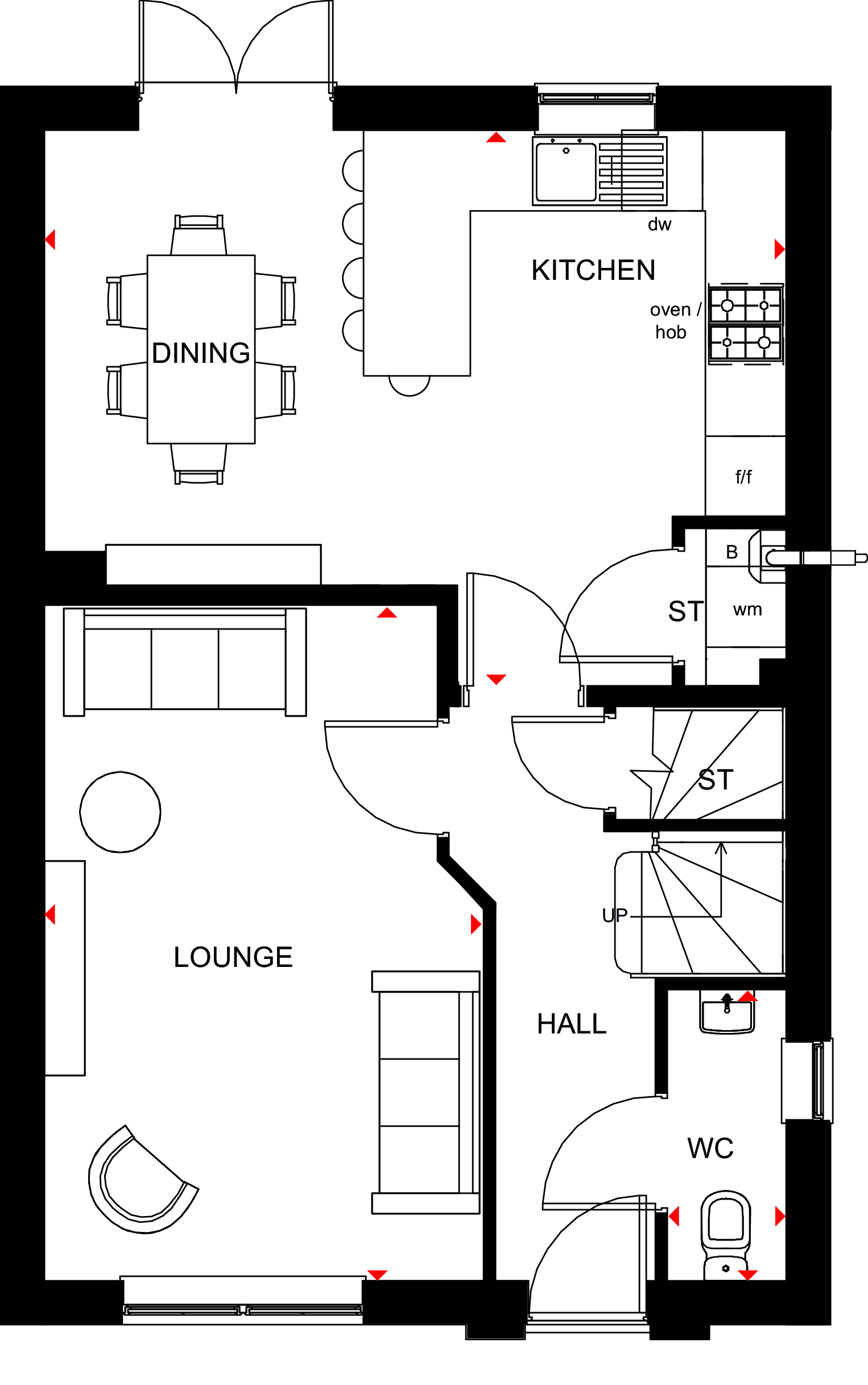 H898641, Leukenor Way, Alconbury, Huntingdon floorplan