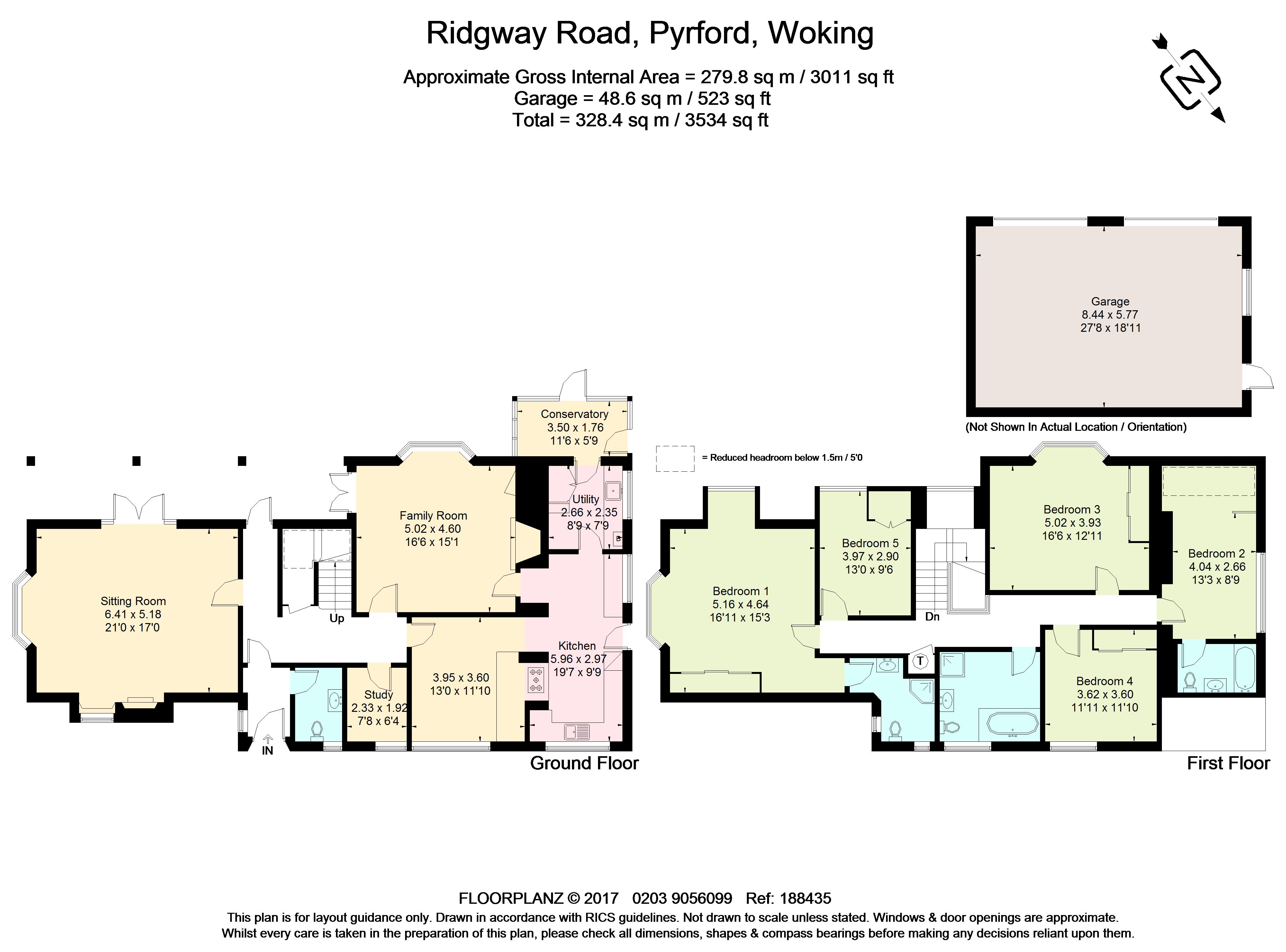 Ridgway Road, Pyrford, Woking GU22, 5 bedroom detached house to rent