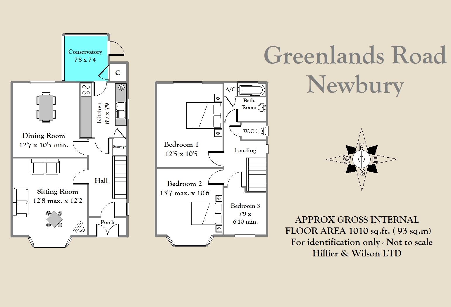 2, Greenlands Road, Newbury floorplan