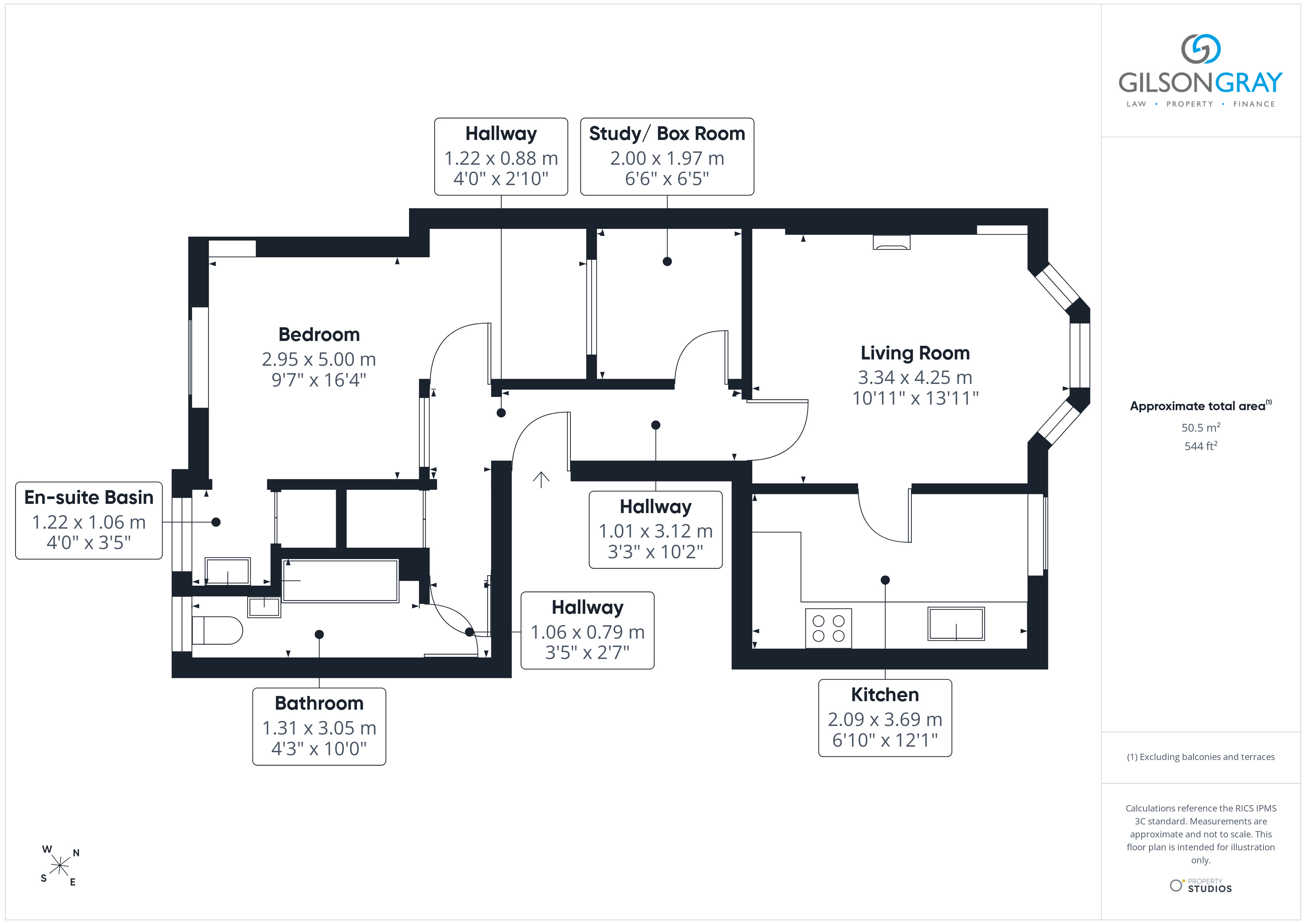 9/1, Marischal Place, Edinburgh floorplan