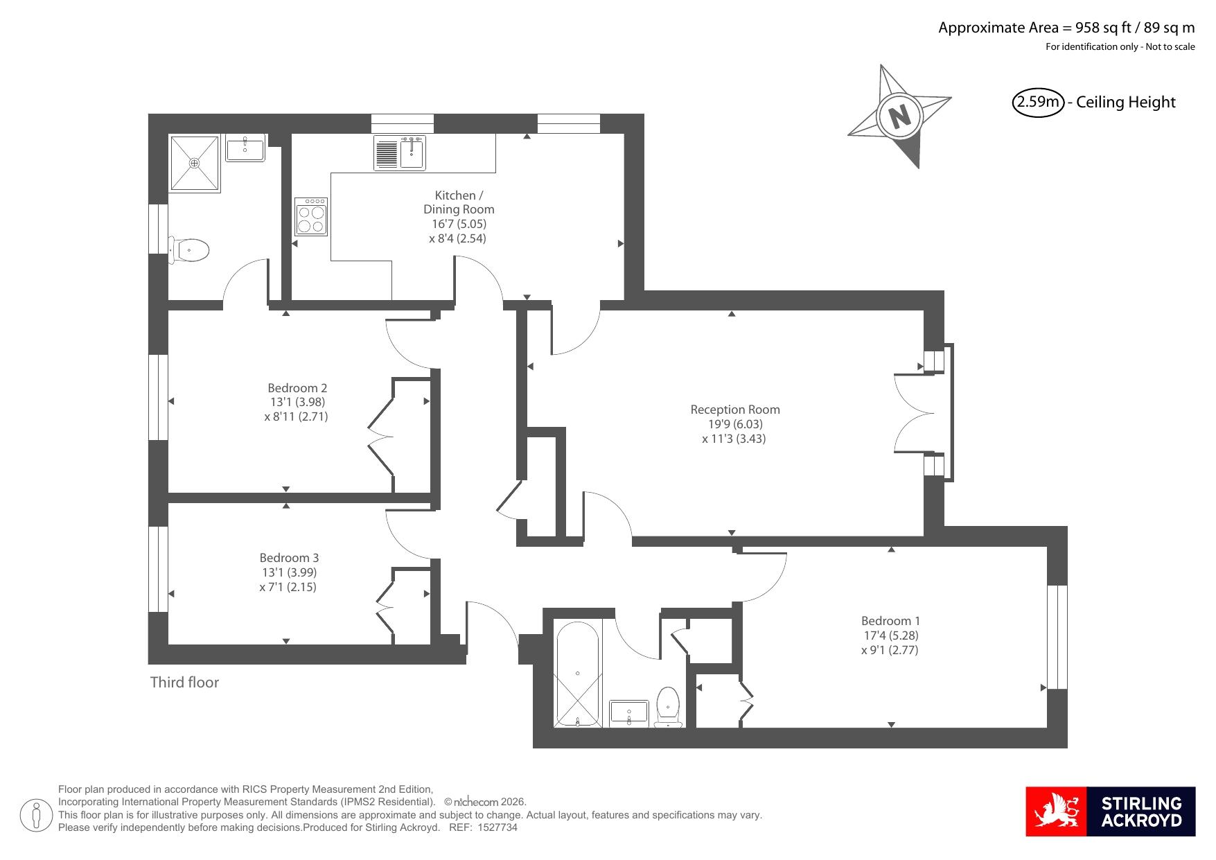 51, Leathermarket Court, London floorplan