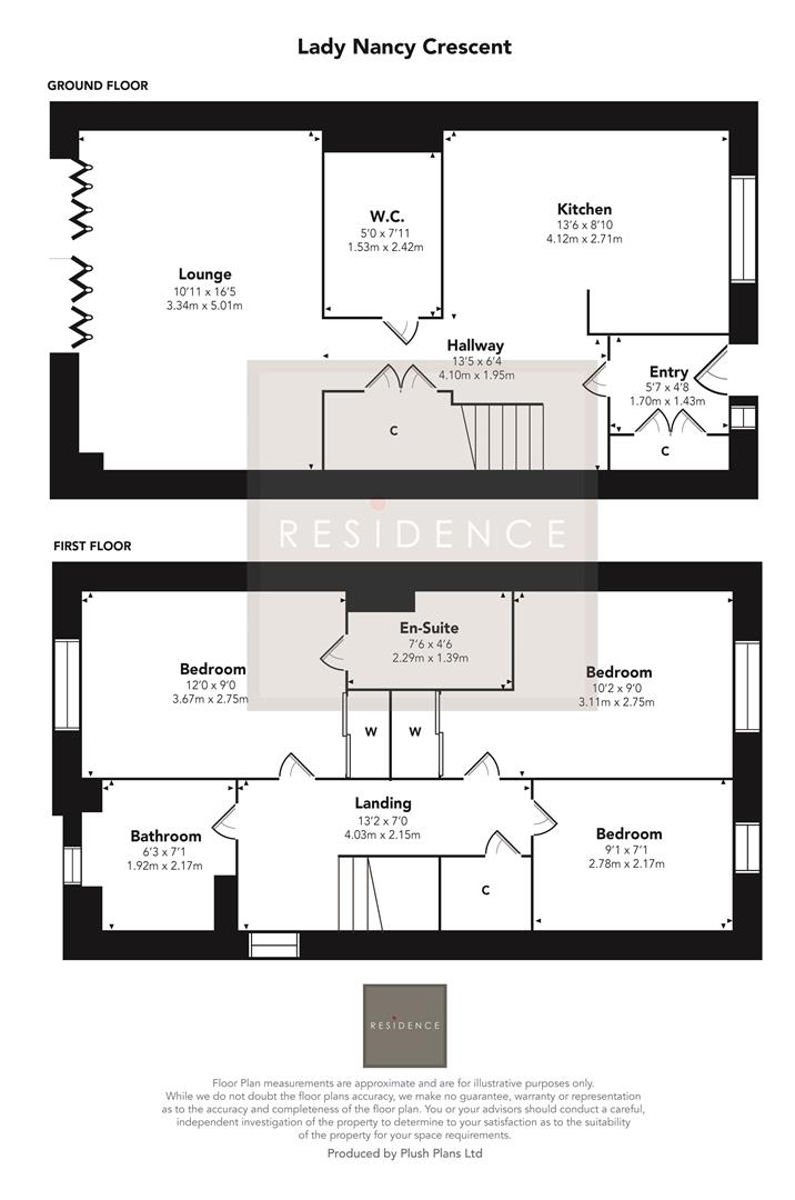 61, Lady Nancy Crescent, Glasgow floorplan