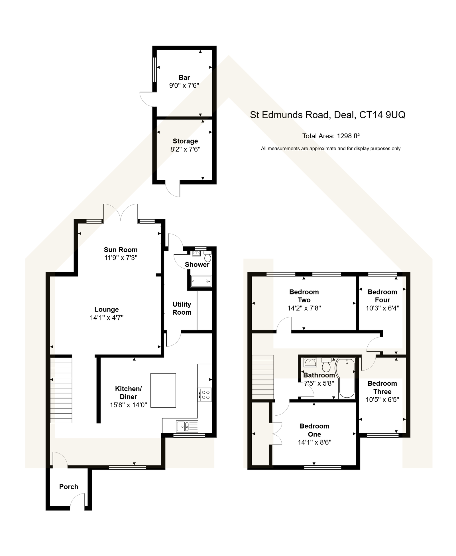 18, St. Edmunds Road, Deal floorplan