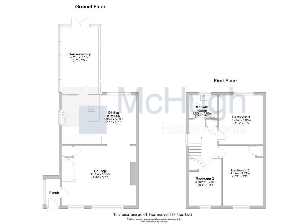 59, Breval Crescent, Clydebank floorplan