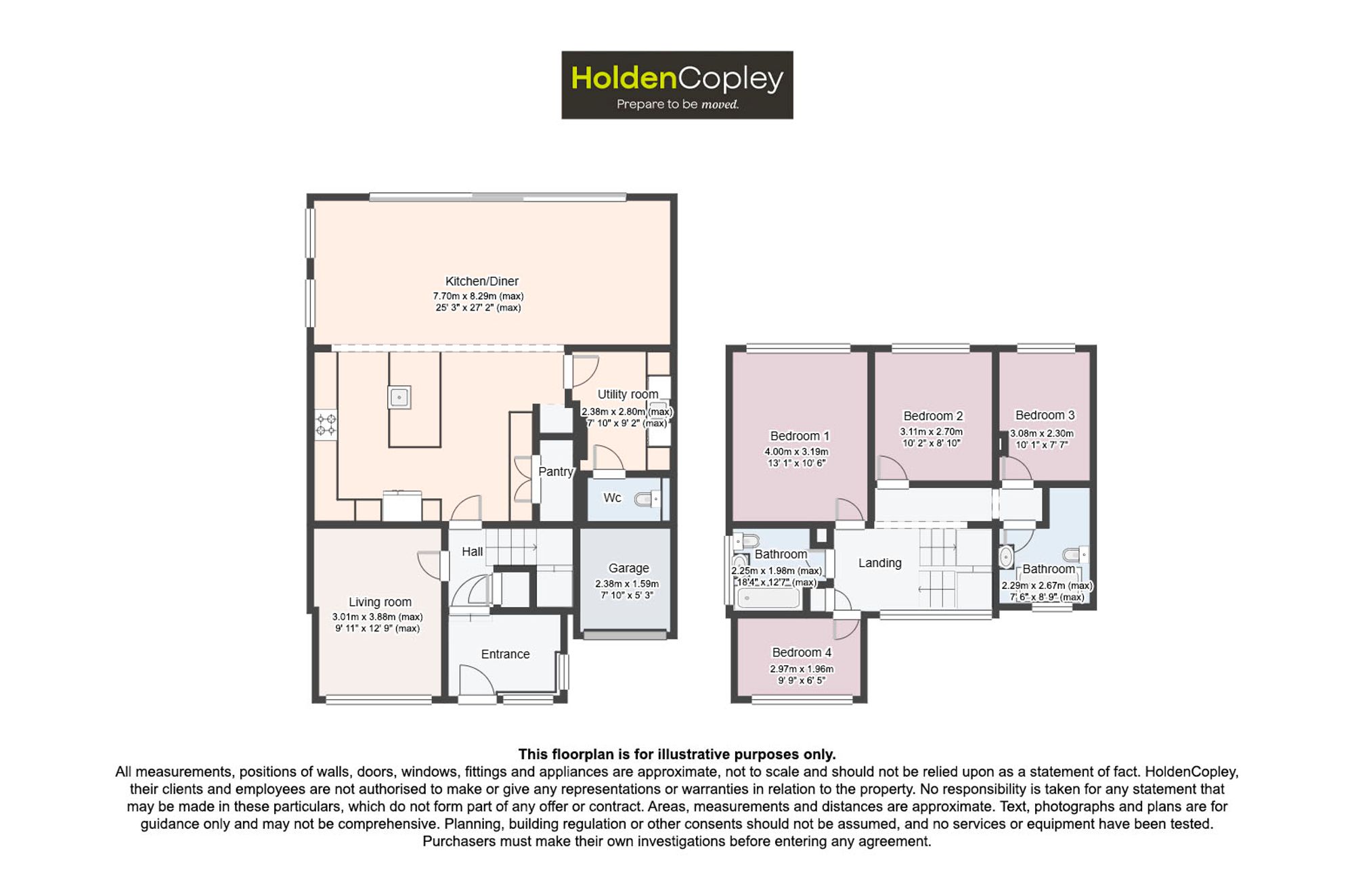 54 Boxley Drive, Nottingham floorplan