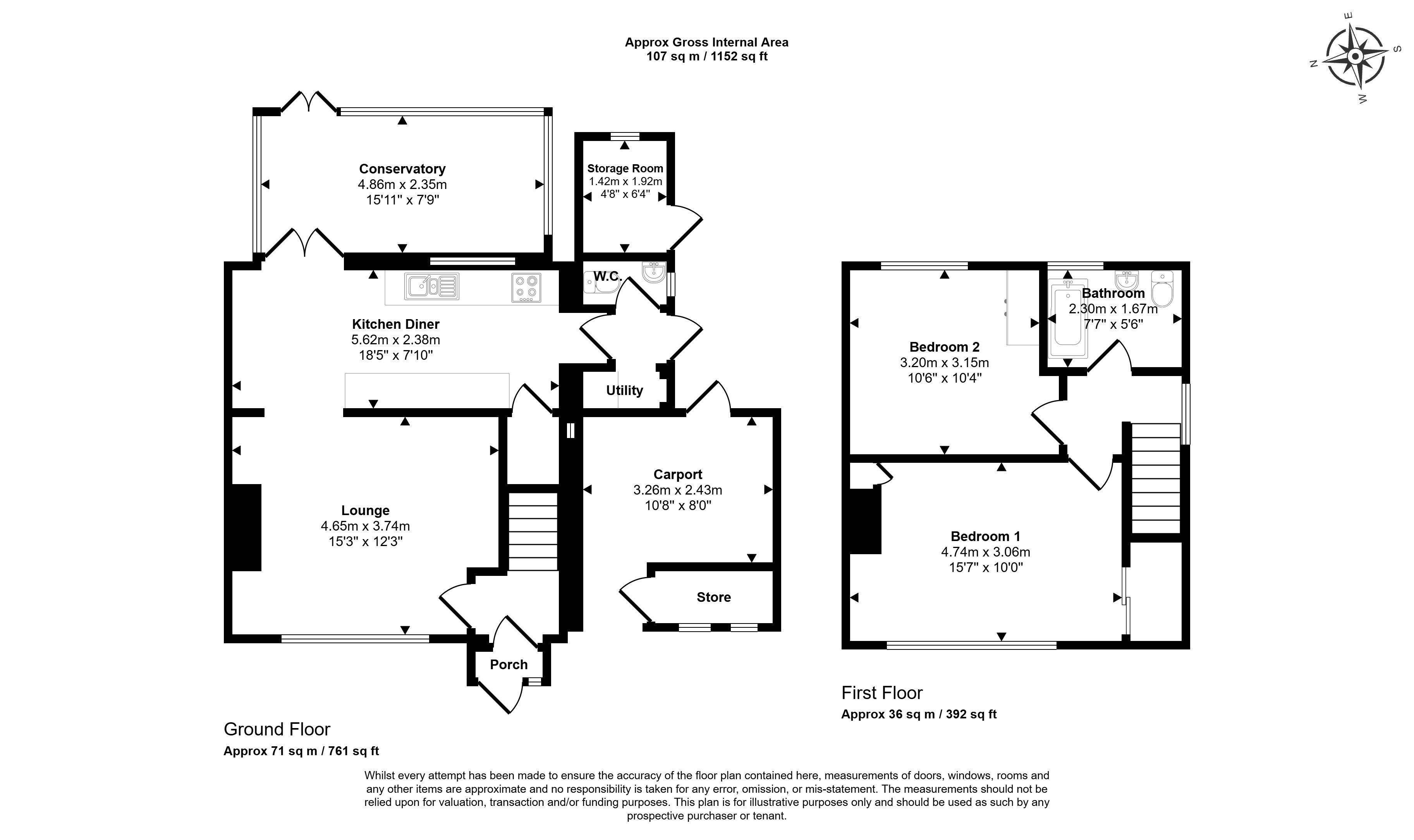 4 Kings Drive, Helsby, Frodsham floorplan