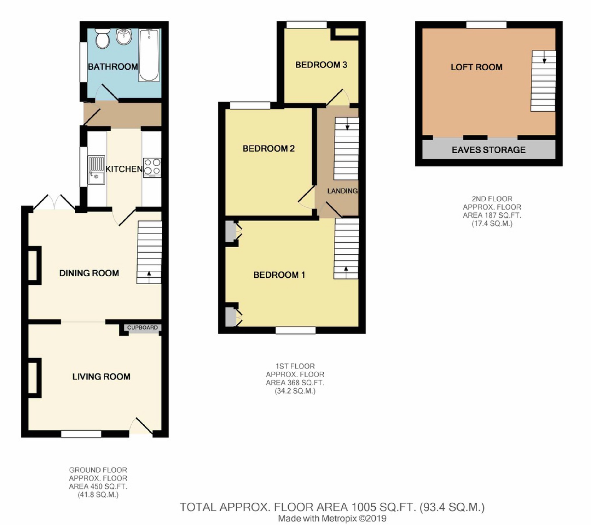 3 Bedrooms Terraced house for sale in Essex Road, Longfield DA3