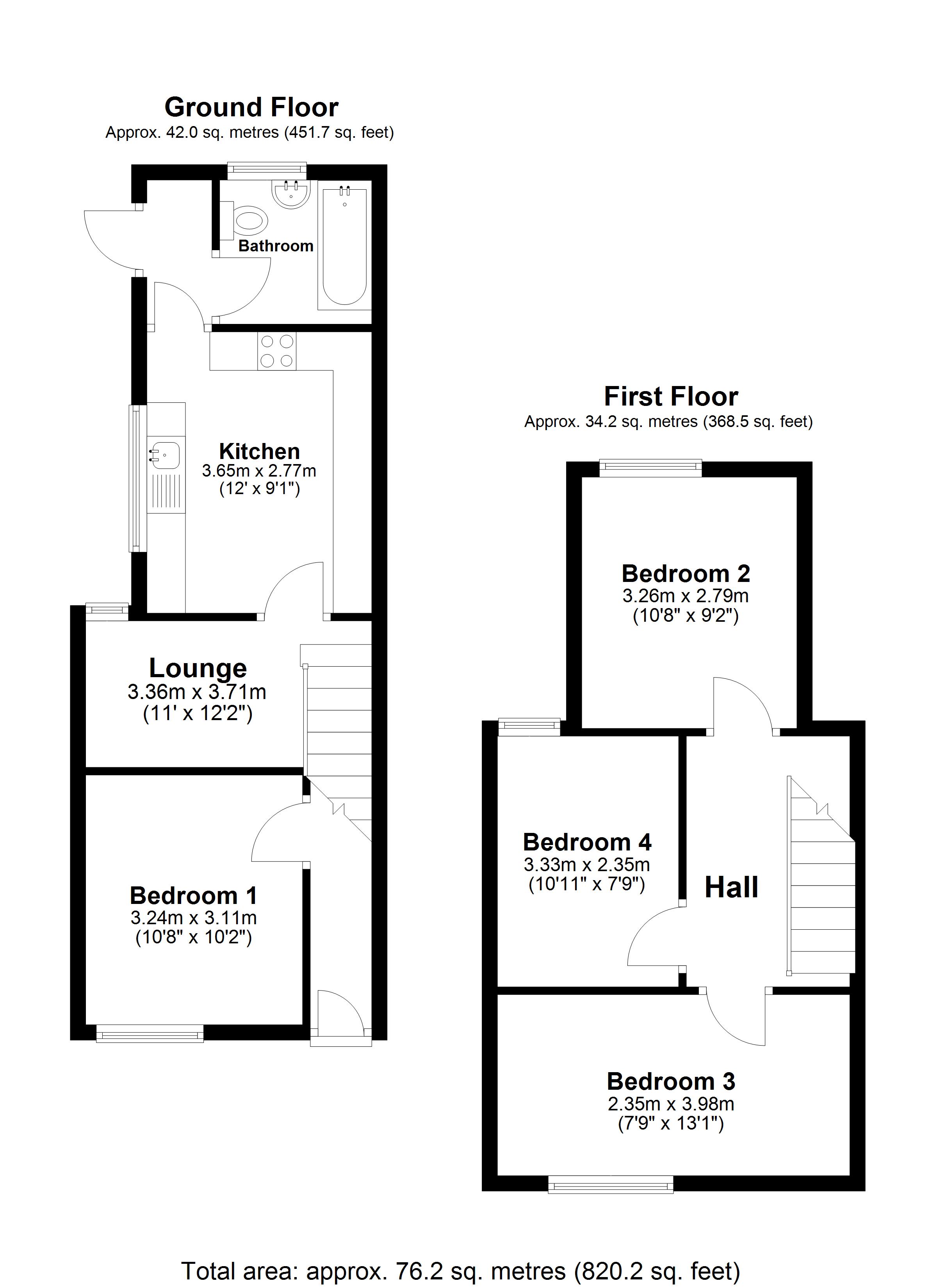 2, Dean Street, Portsmouth floorplan