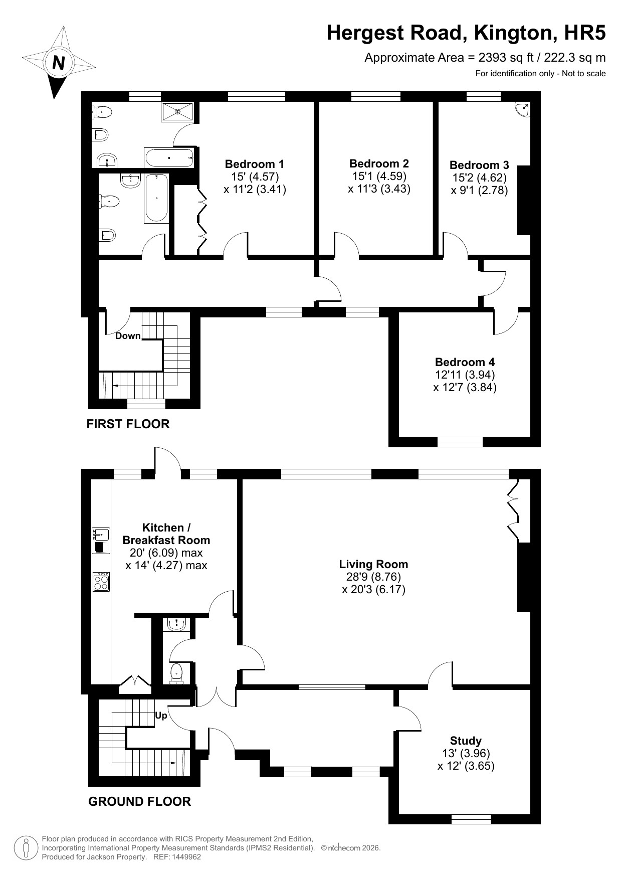 Old School, Kington floorplan
