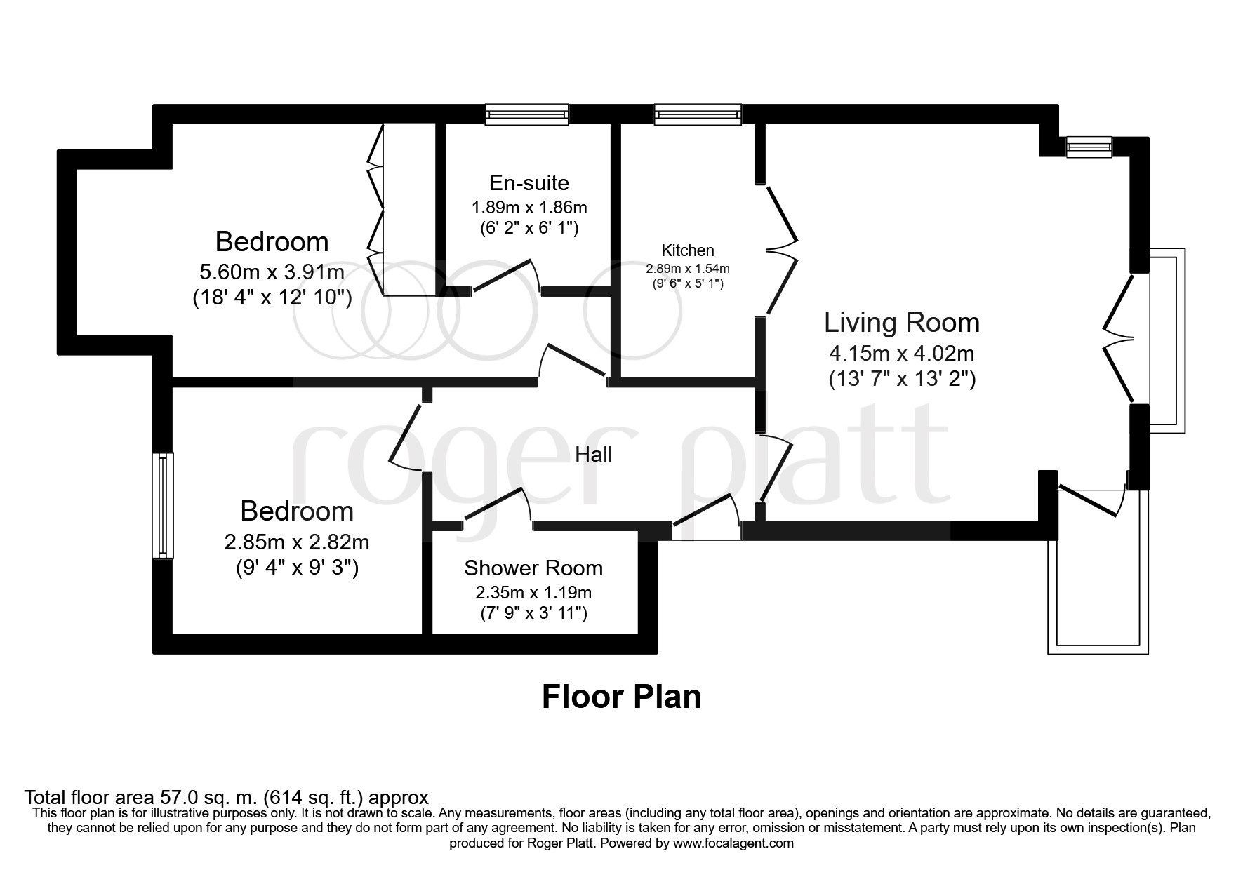 Flat 4, Hazelwood Court, 31, Lower Cookham Road, Maidenhead floorplan