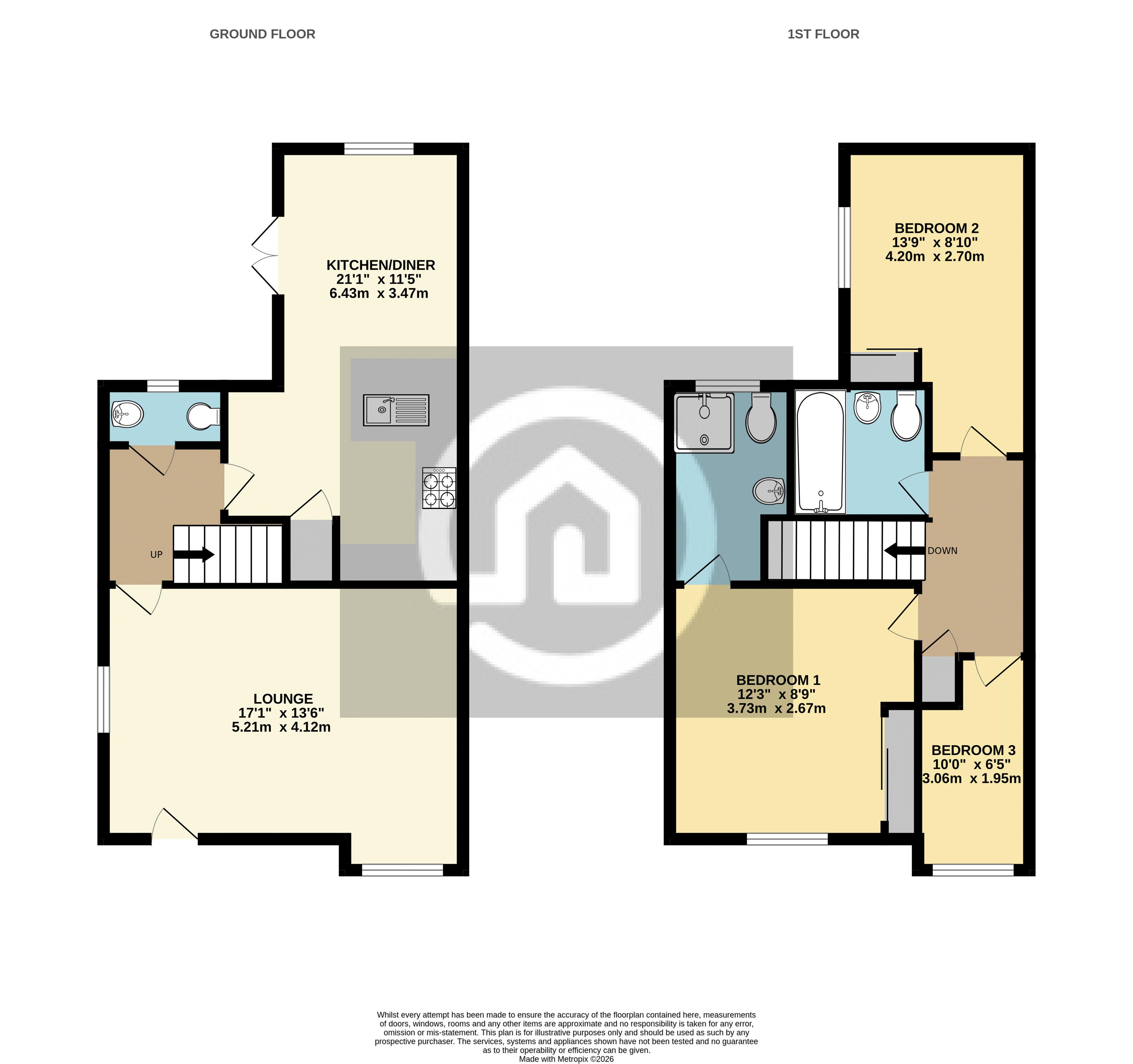 2, Heronslee, Shefford floorplan
