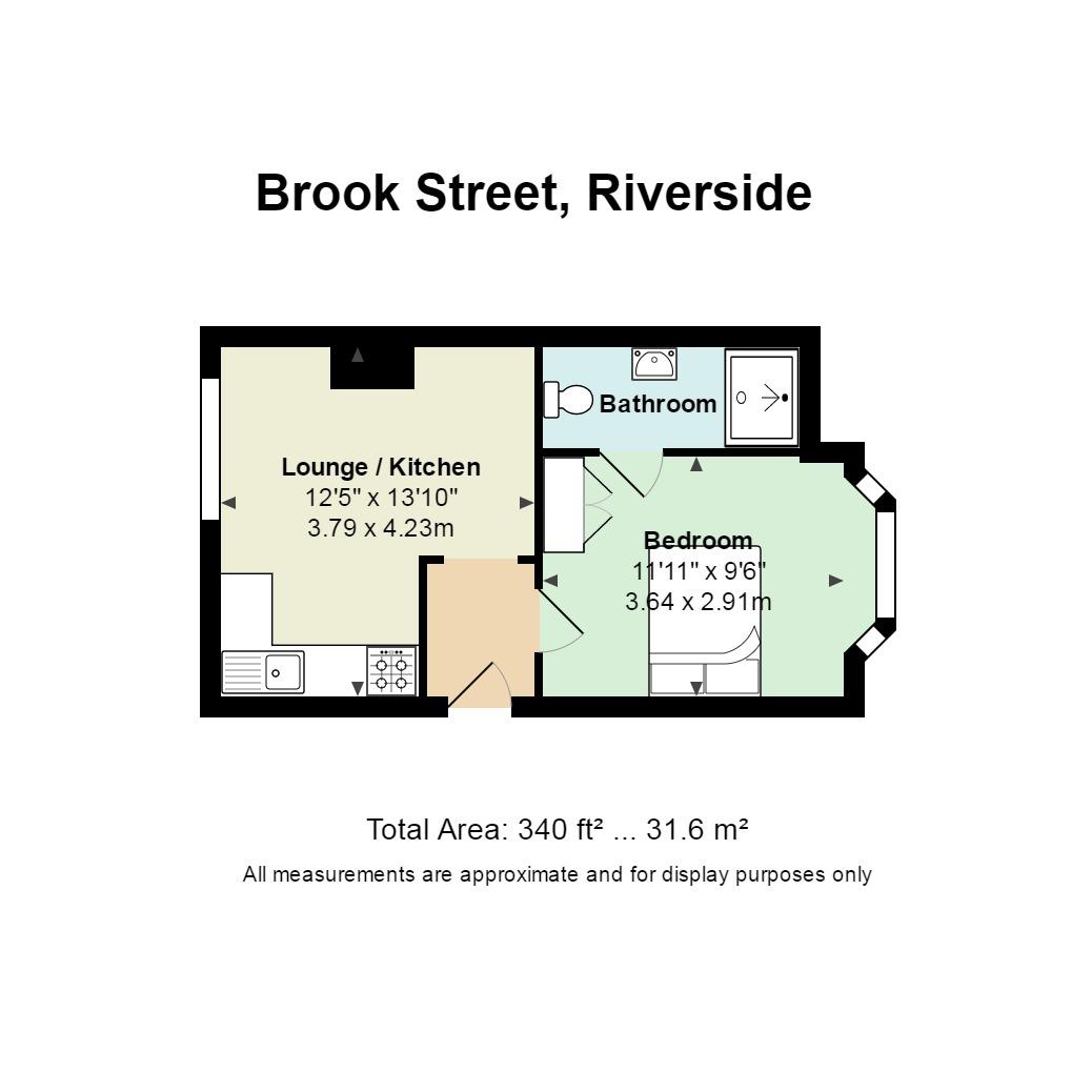 1 Bedrooms Flat to rent in Brook Street, Cardiff CF11
