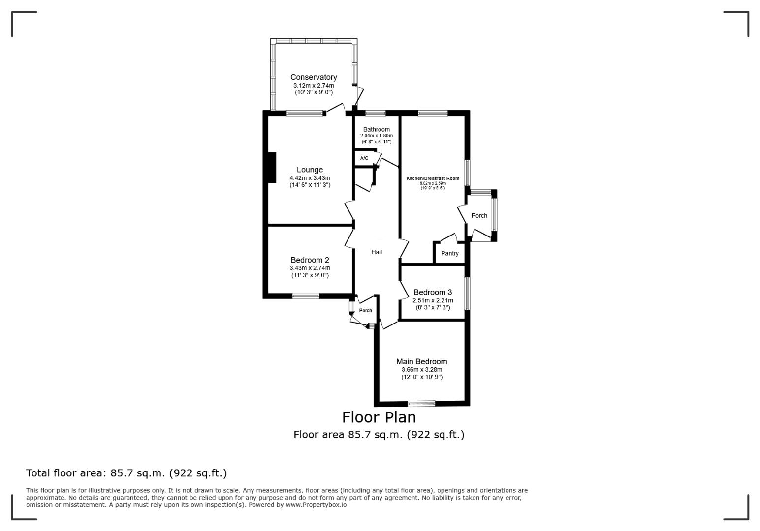 46, South Grange Road, Ripon floorplan