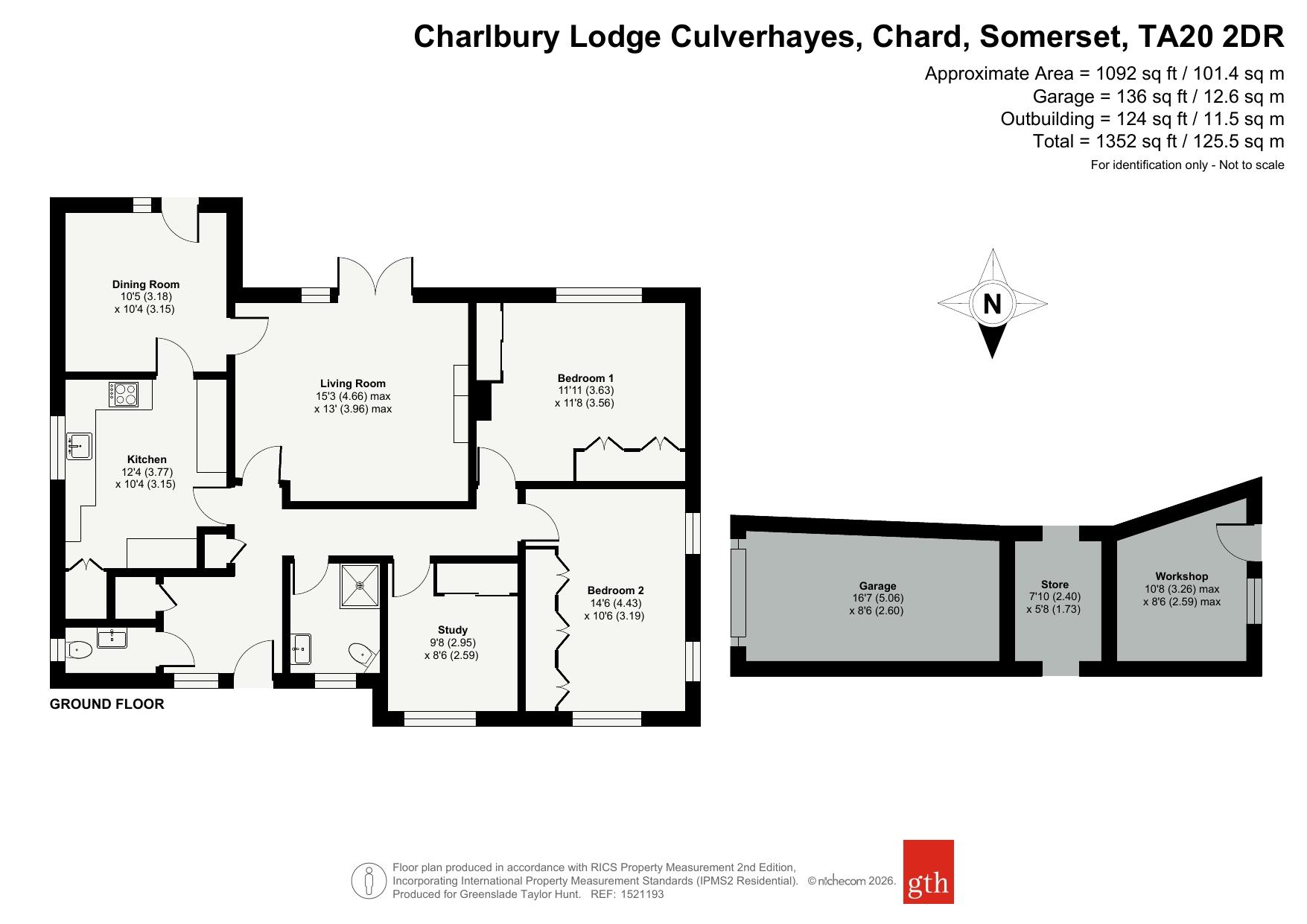 Charlbury Lodge,, Culverhayes, Somerset floorplan