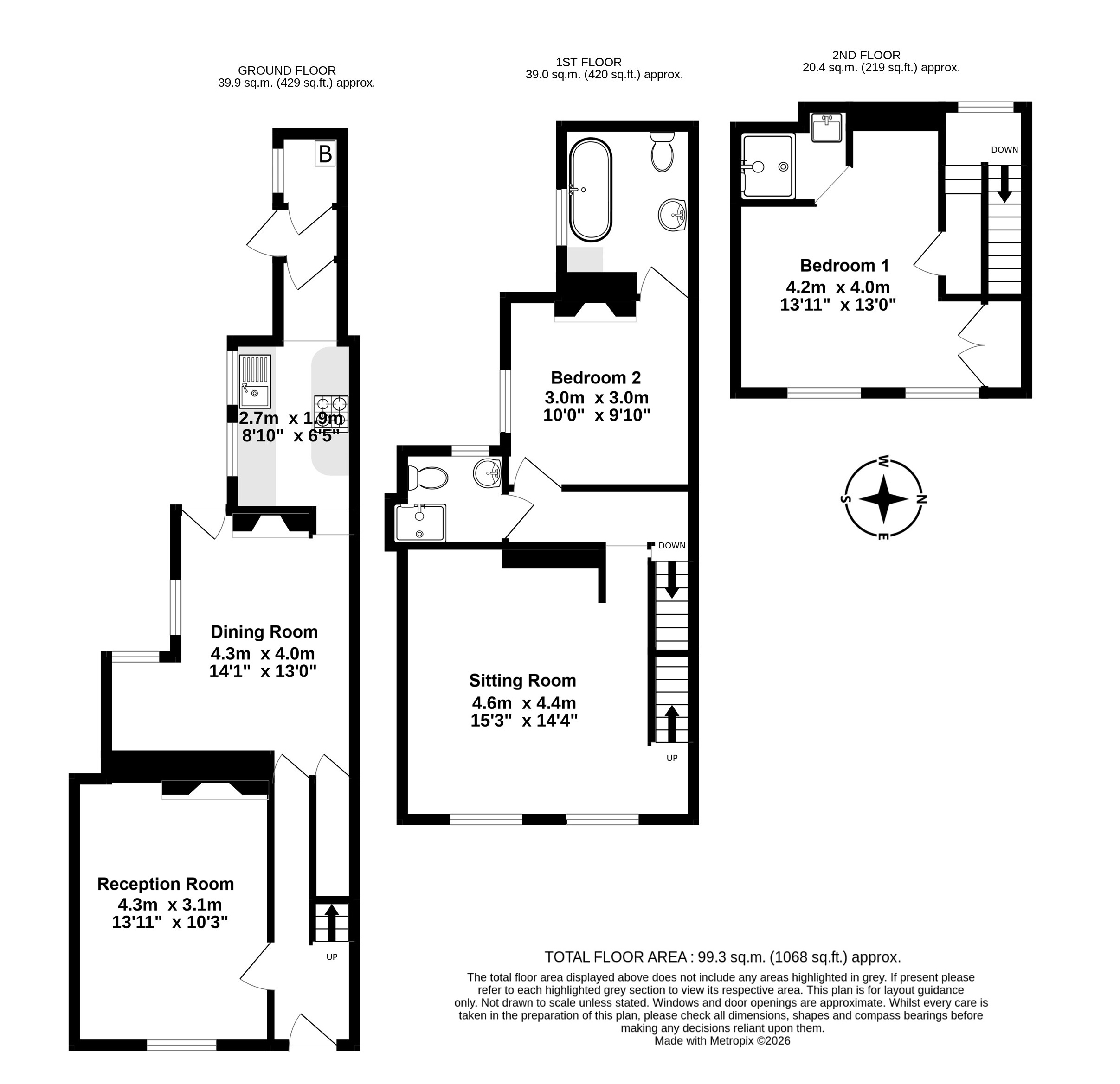 13, Beach Street, Kent floorplan
