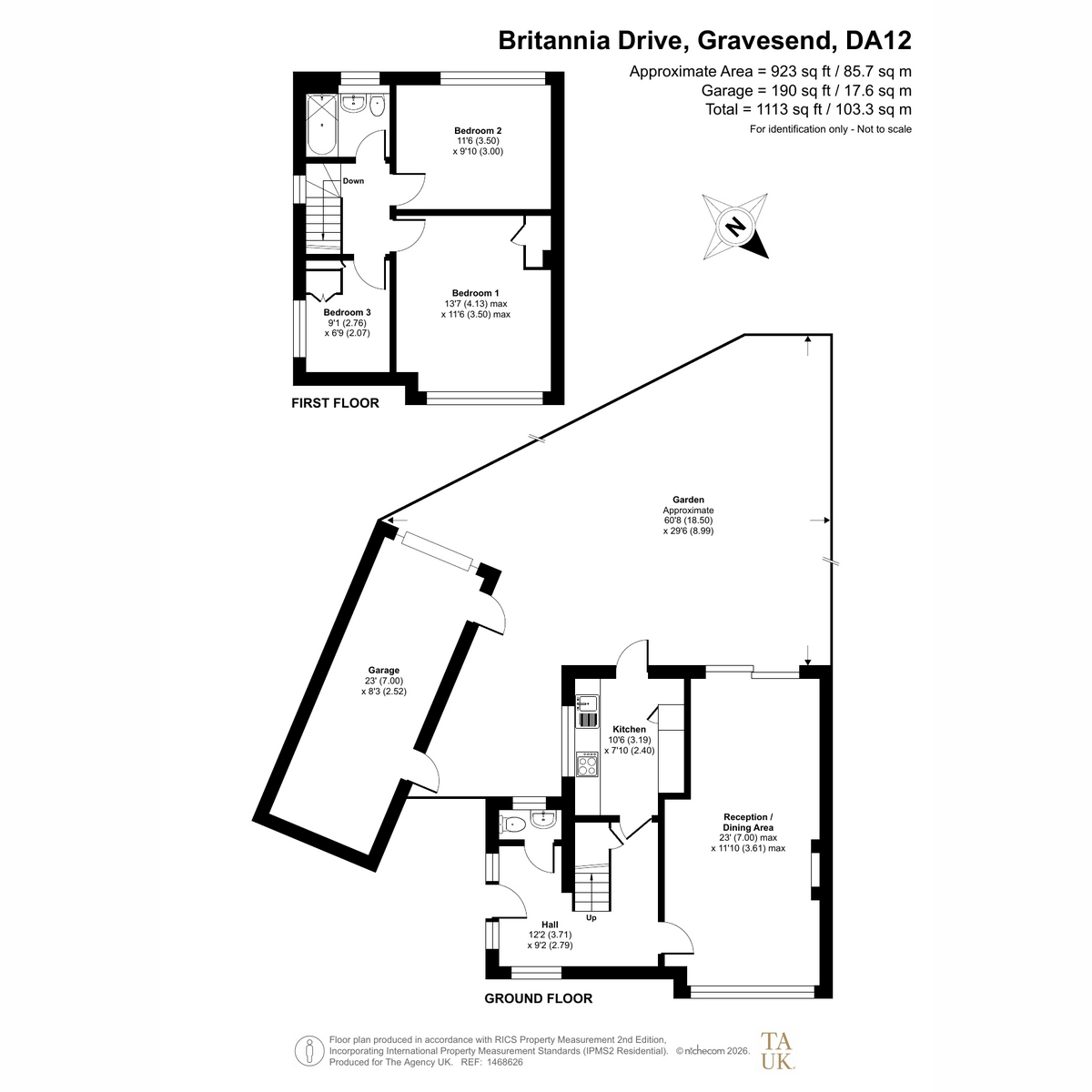 25, Britannia Drive, Gravesend floorplan