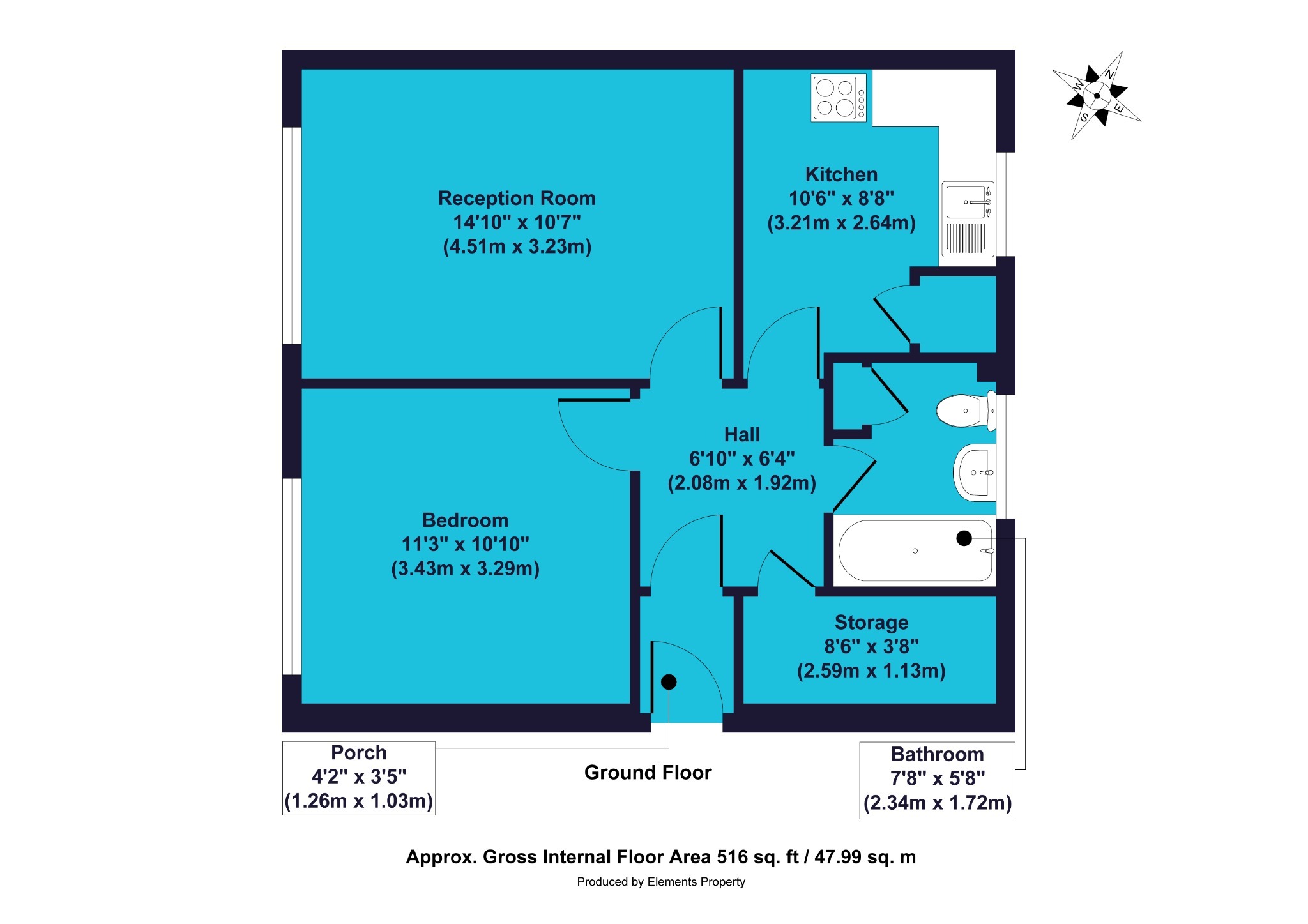 Flat 2, Drummond Castle Court, London floorplan