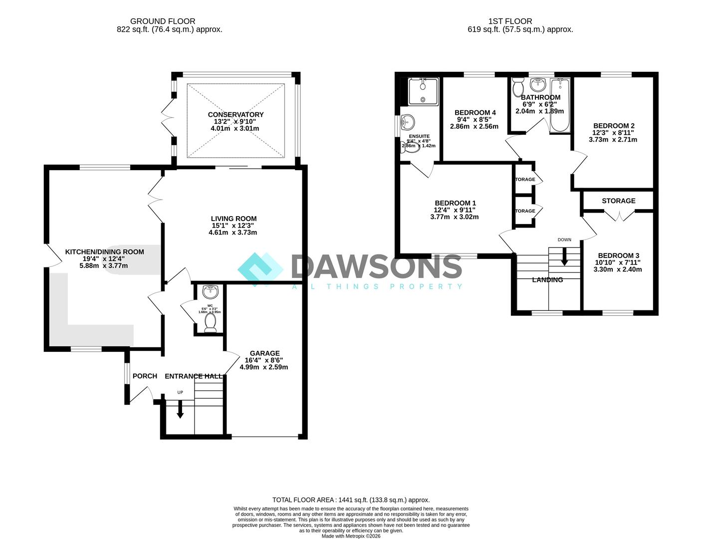25, Golwg Y Waun, Swansea floorplan