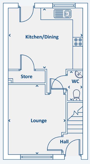 113, Bluebell Way, Thurnscoe floorplan