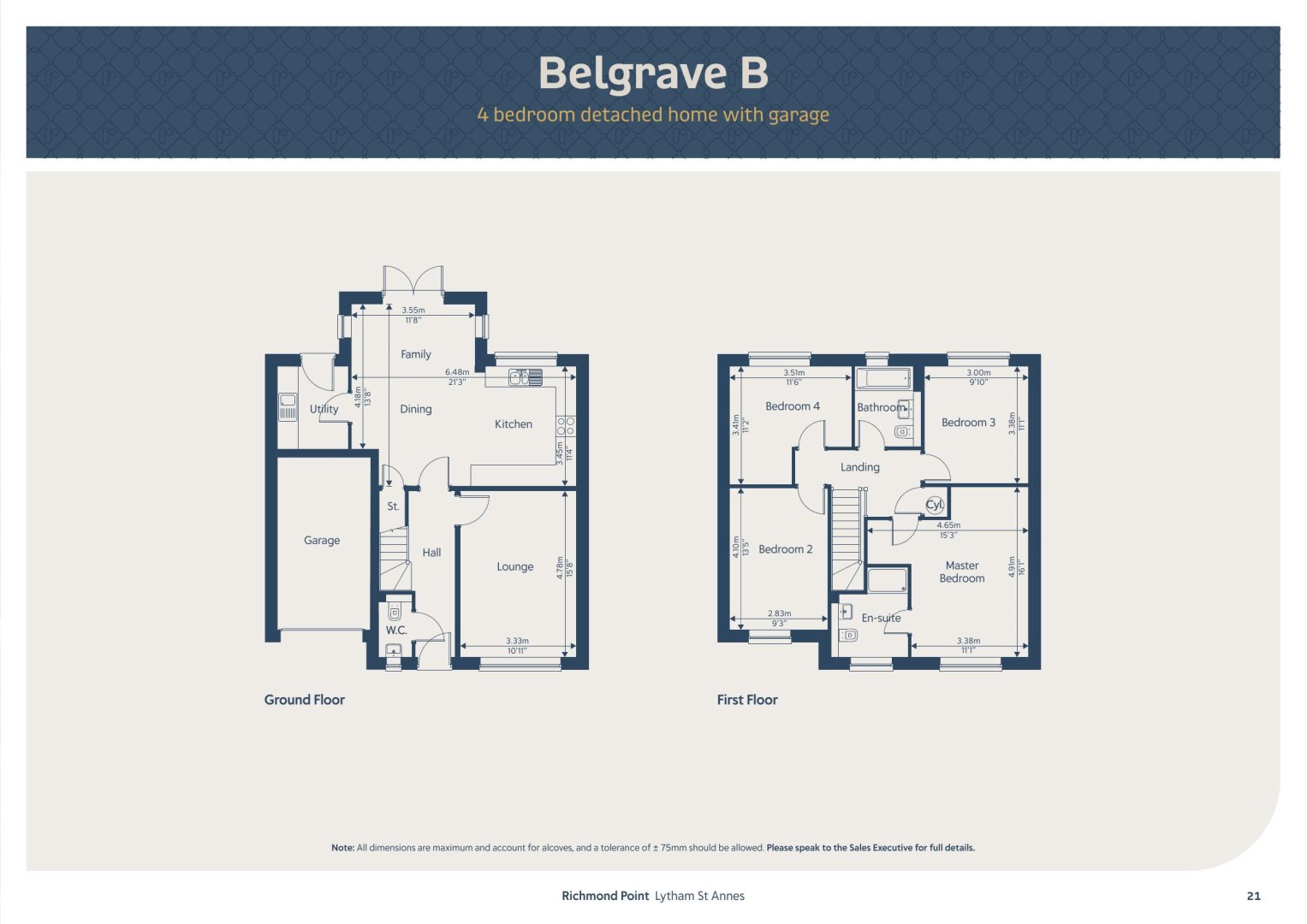 Plot 387, Richmond Point, Lytham St. Annes floorplan