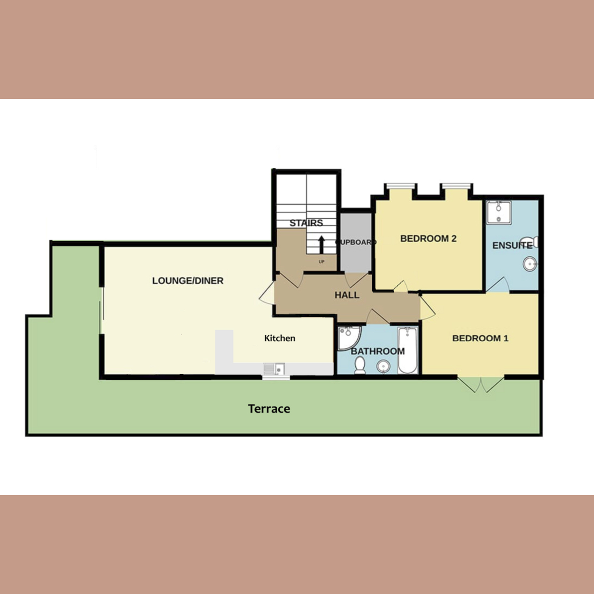 Flat Flat 12, The Warren, Hall Crescent, Benfleet floorplan