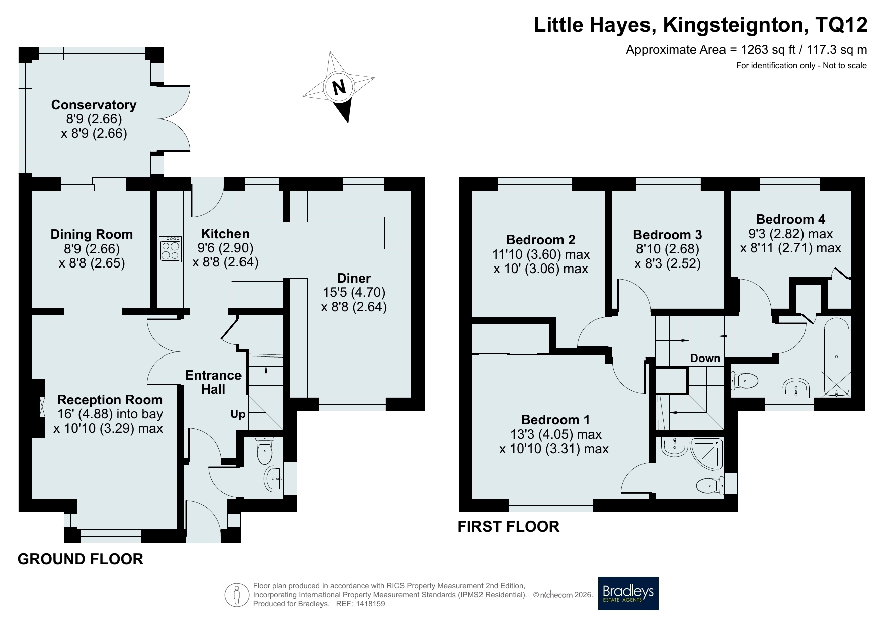 2, Little Hayes, Newton Abbot floorplan