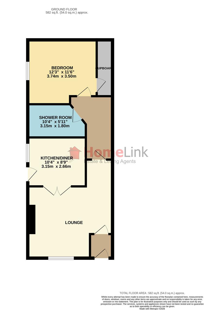 136, Coatbridge Road, Airdrie floorplan