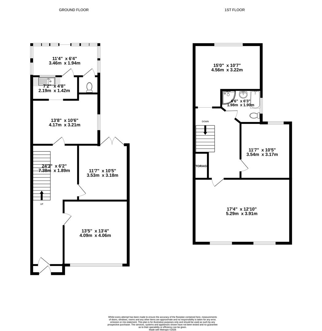 68, St. James's Road, Croydon floorplan