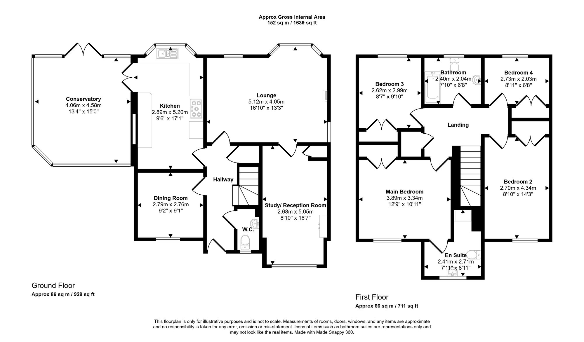 16 Kenford Drive, Wigan floorplan