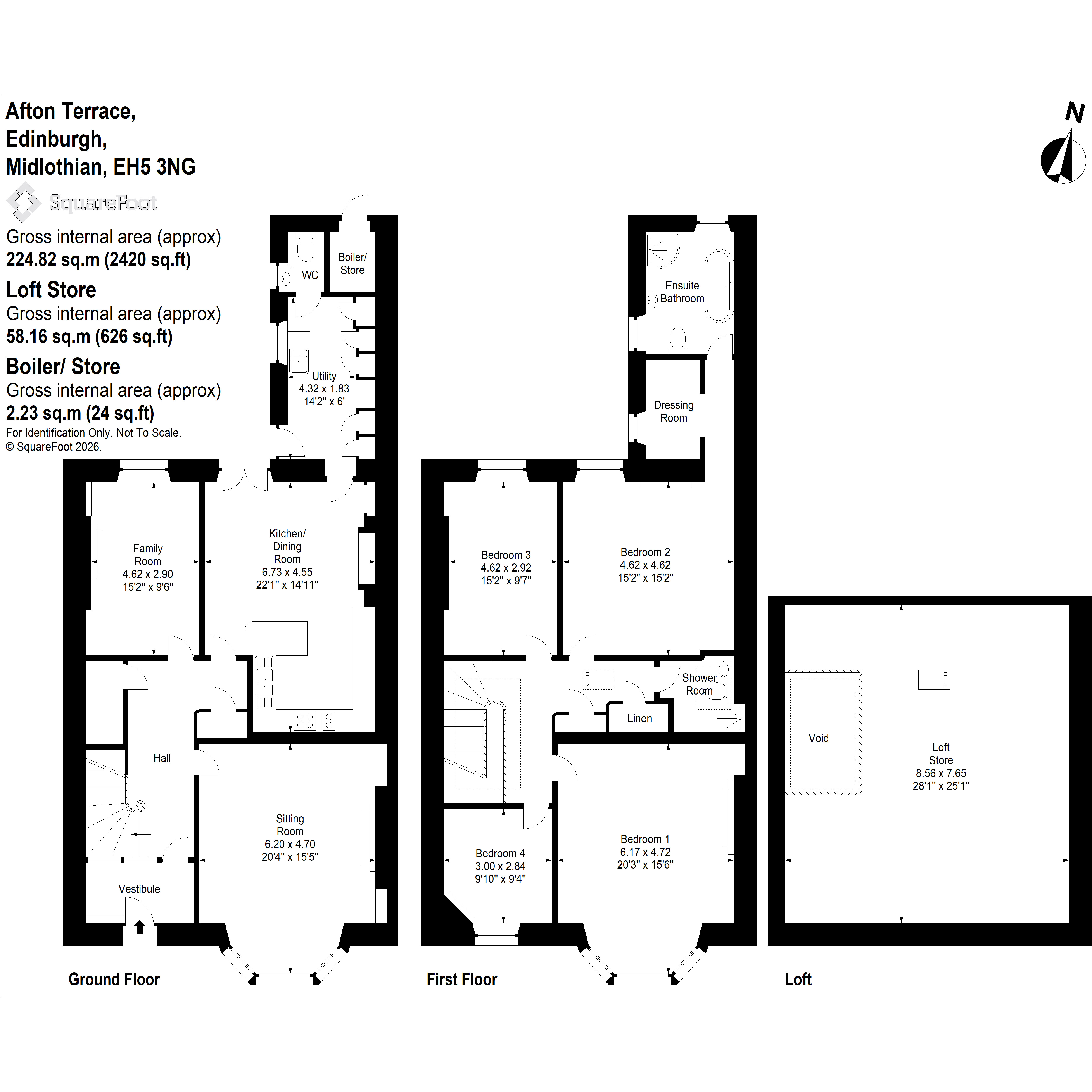 Afton Terrace, Edinburgh floorplan