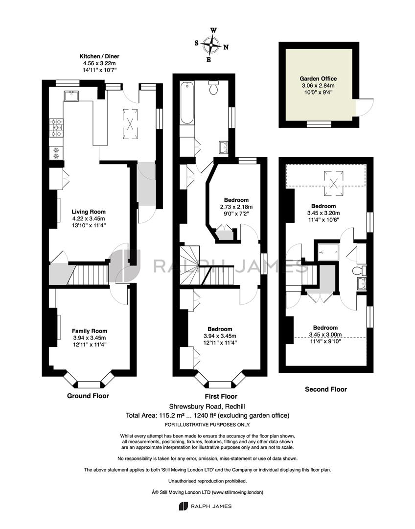 11, Shrewsbury Road, Redhill floorplan