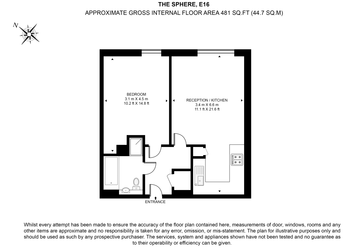 The Sphere, Canning Town floorplan
