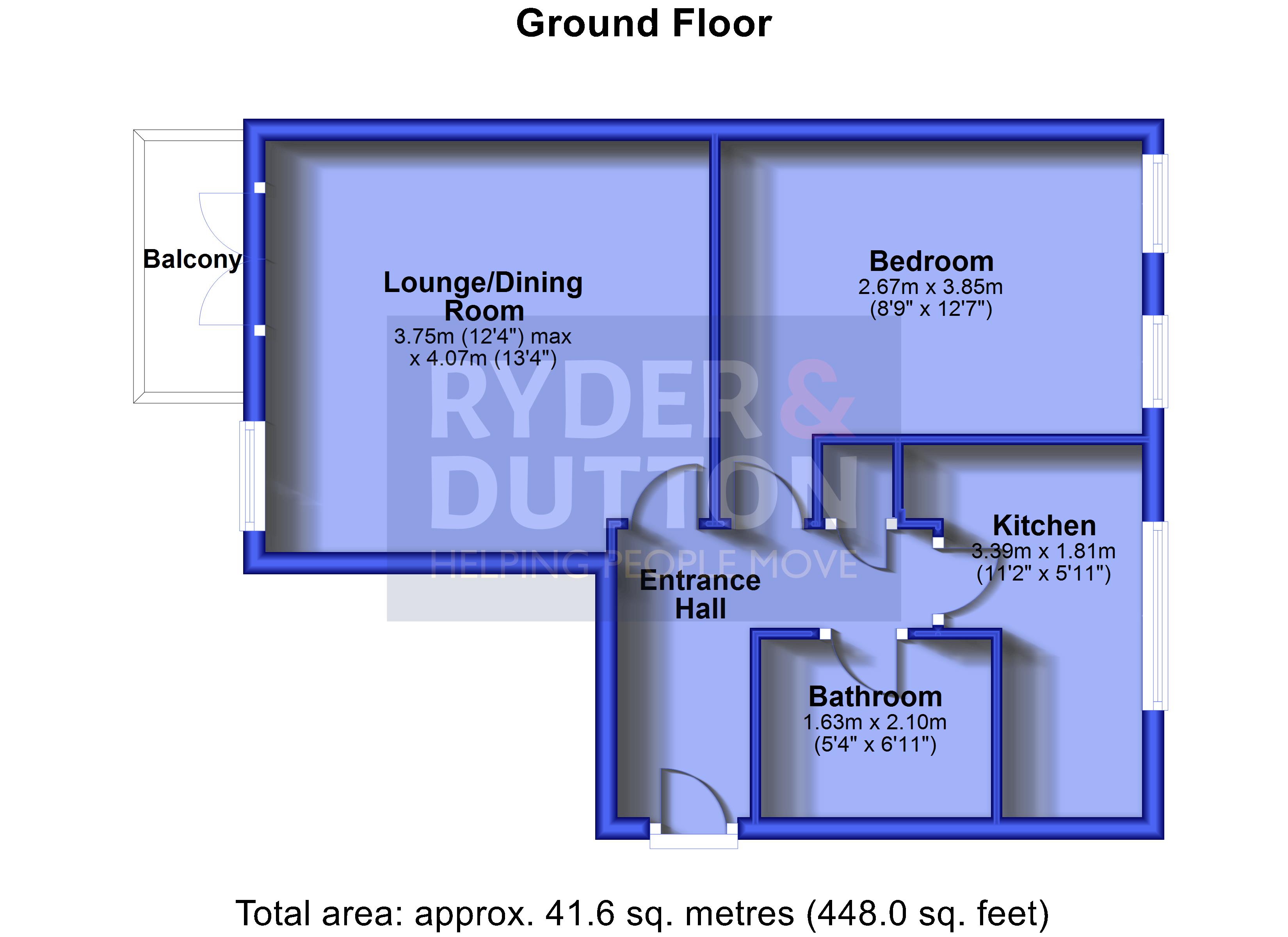 35, Browfield Way, Oldham floorplan