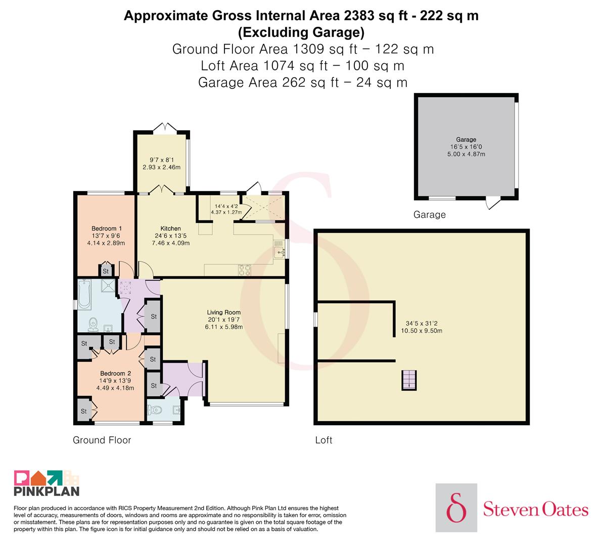 46, Jones Road, Goffs Oak floorplan