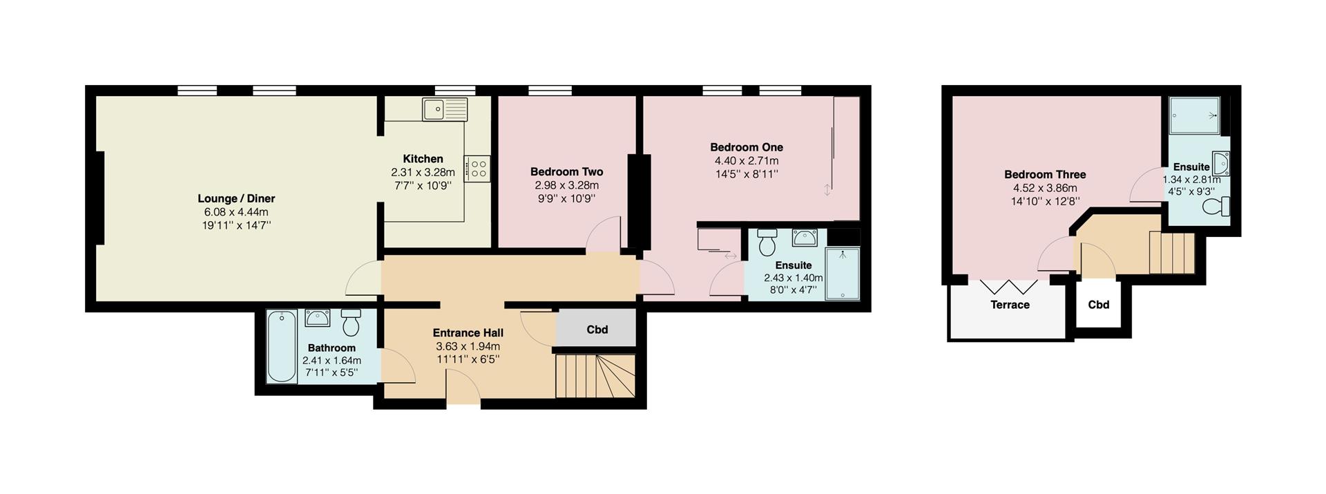 Kershaw Drive, Lancaster LA1, 3 bedroom flat for sale 65891697